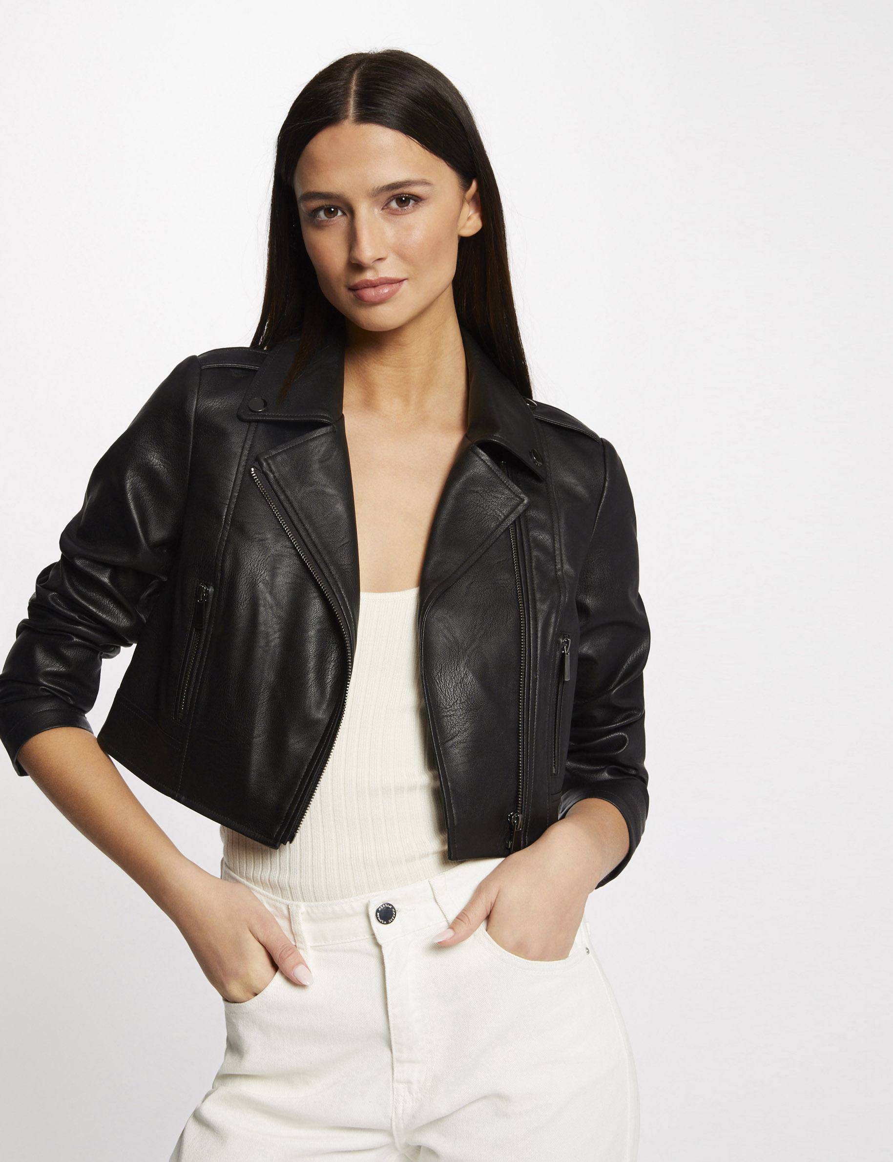 Morgan blouson on sale cuir