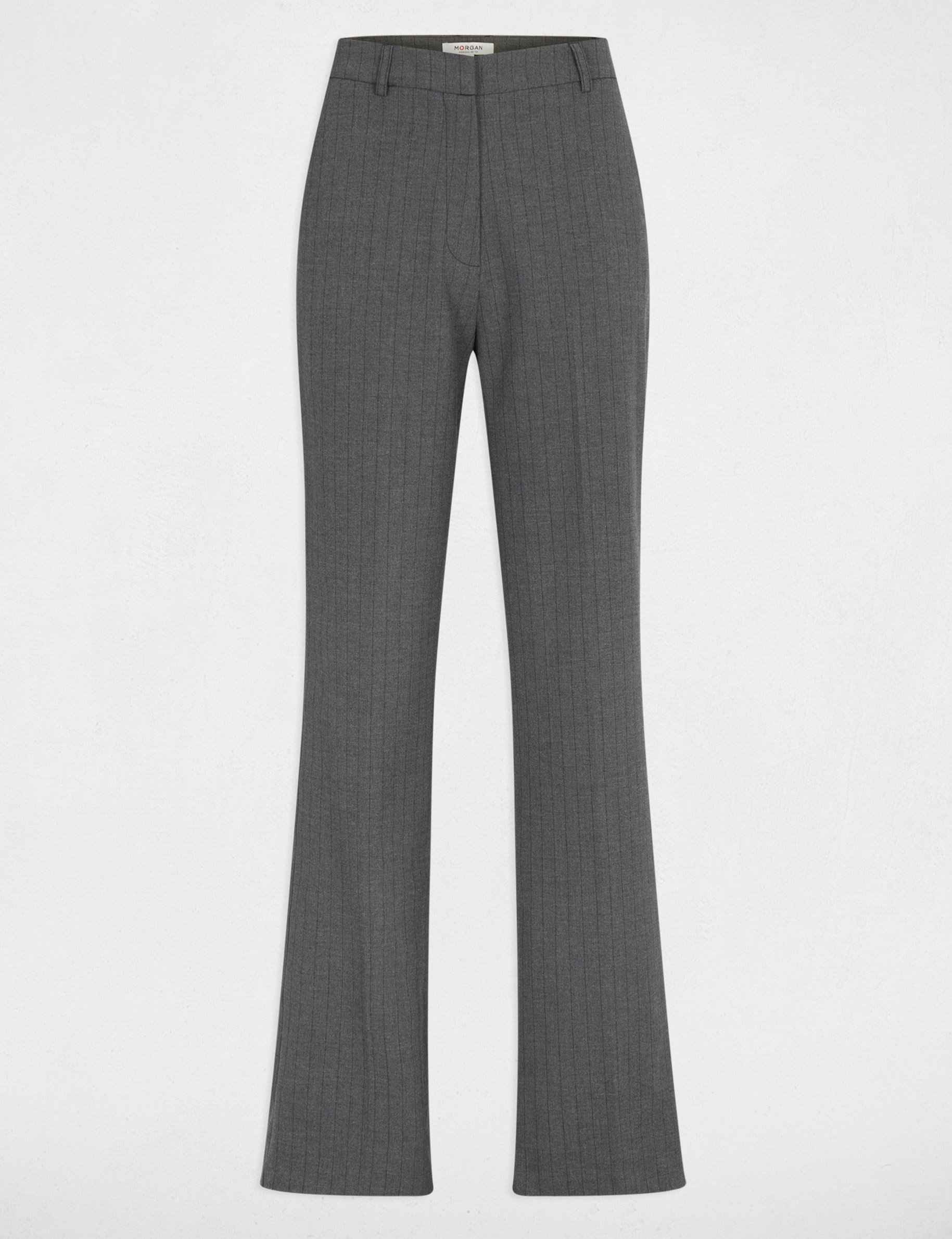 Wide-leg trousers mid-grey women