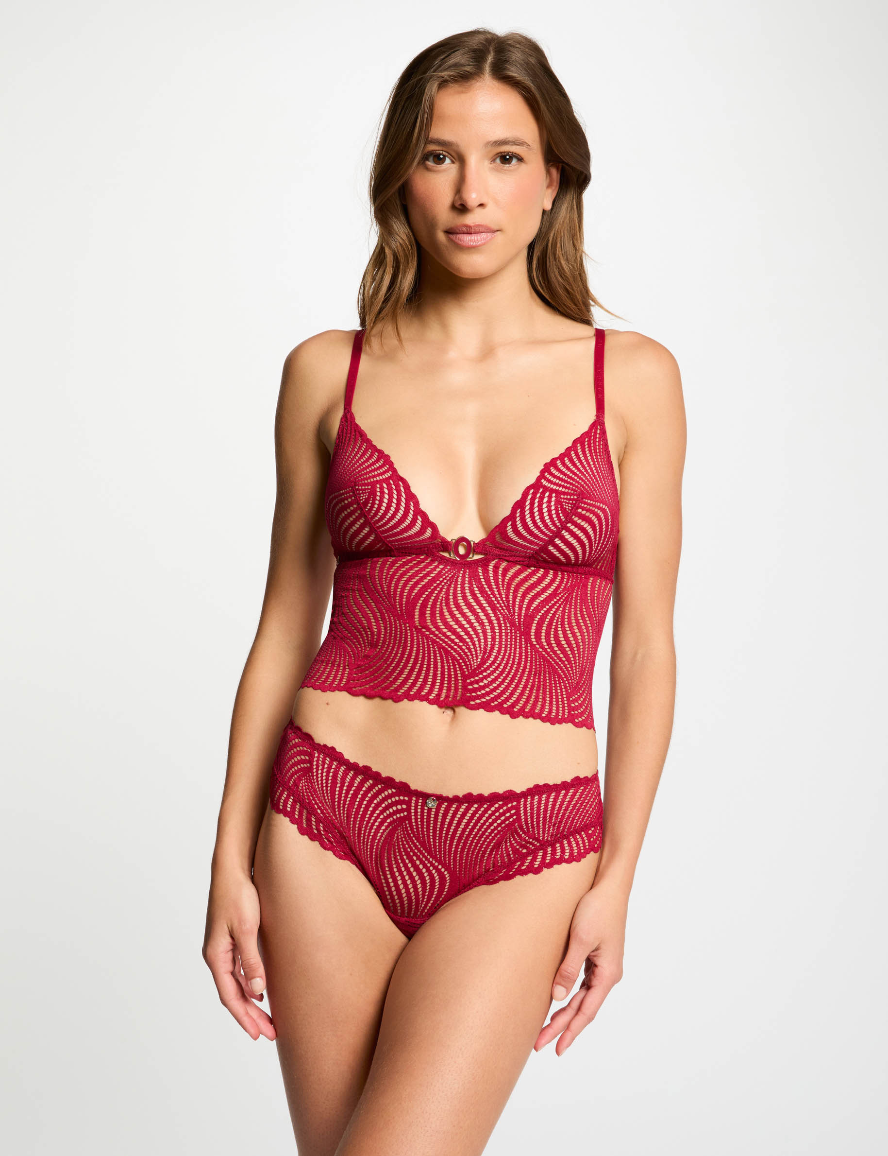 lace top burgundy women Lace top burgundy women