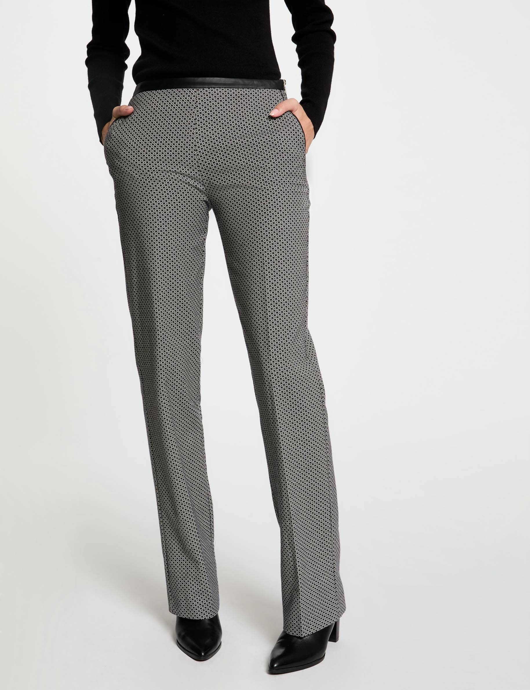 printed fitted trousers multicolored women Printed fitted trousers multicolored women