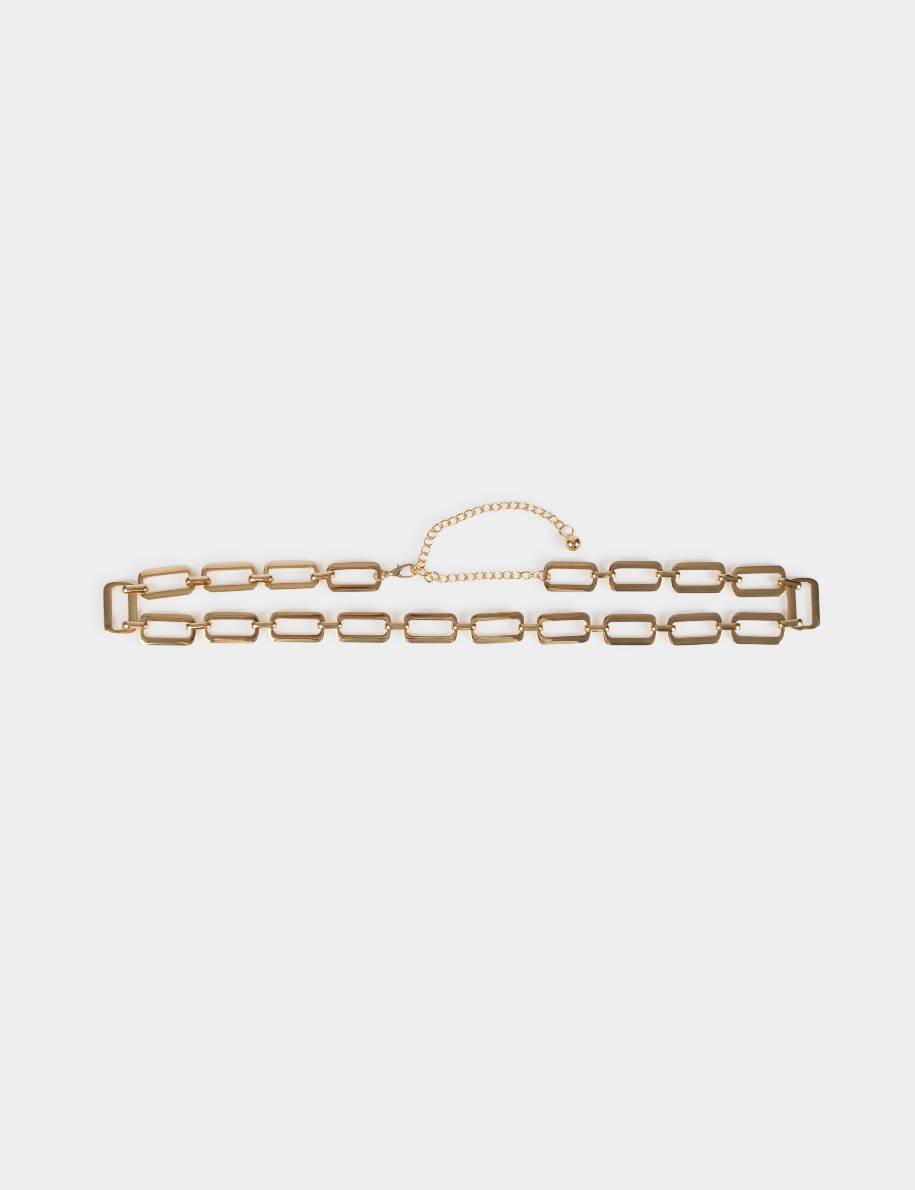 Chain belt gold yellow women