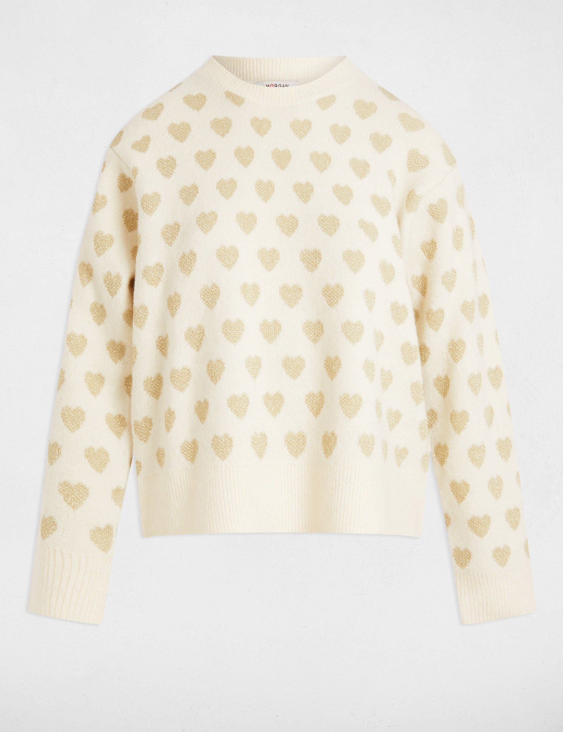 printed jumper round neck ivory women Printed jumper round neck ivory women