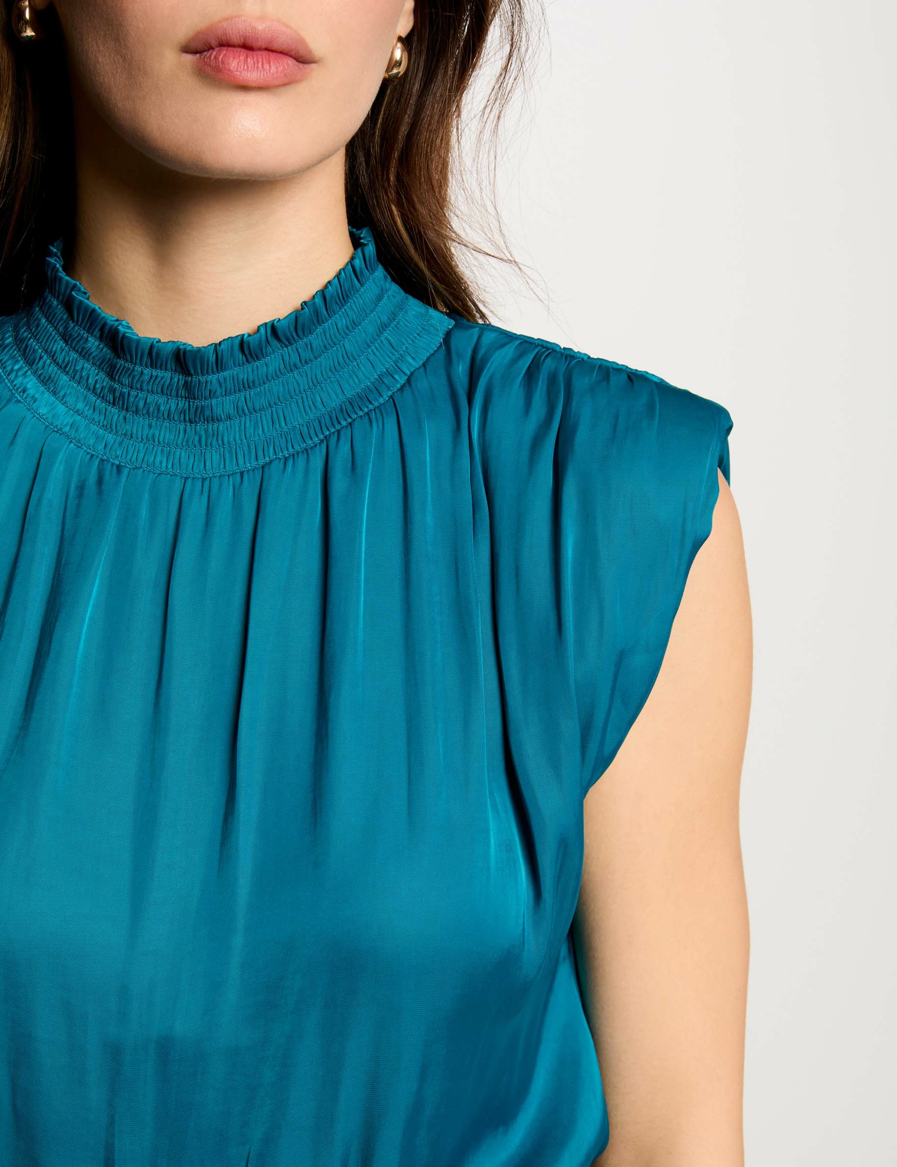 sleeveless top pigeon blue women Sleeveless top pigeon blue women