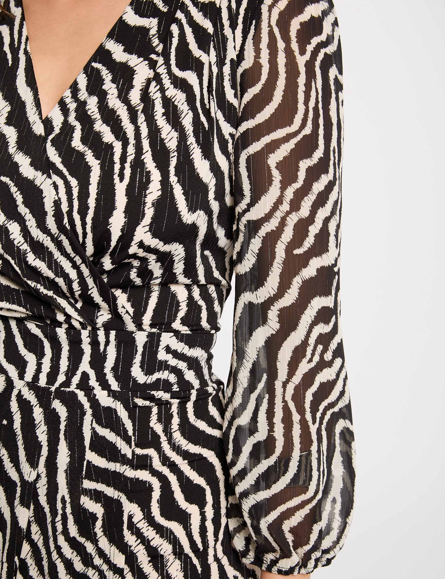 printed wrap dress multicolor women Printed wrap dress multicolor women