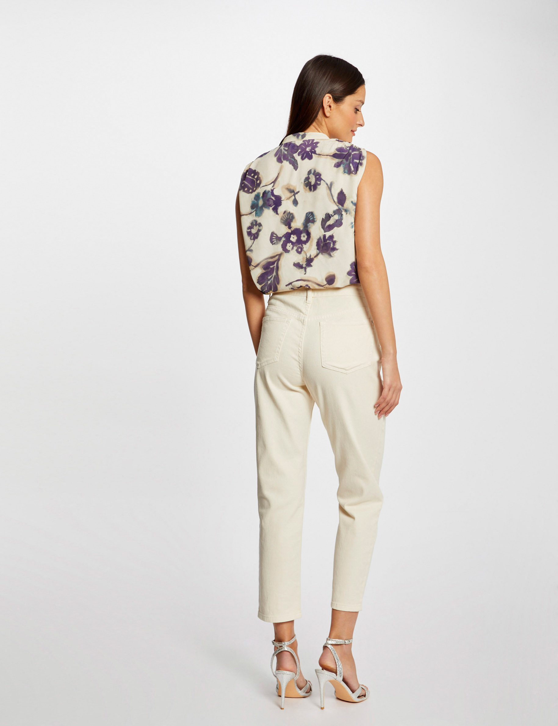 Sleeveless blouse floral print multico ladies' Sleeveless blouse floral print multico ladies'