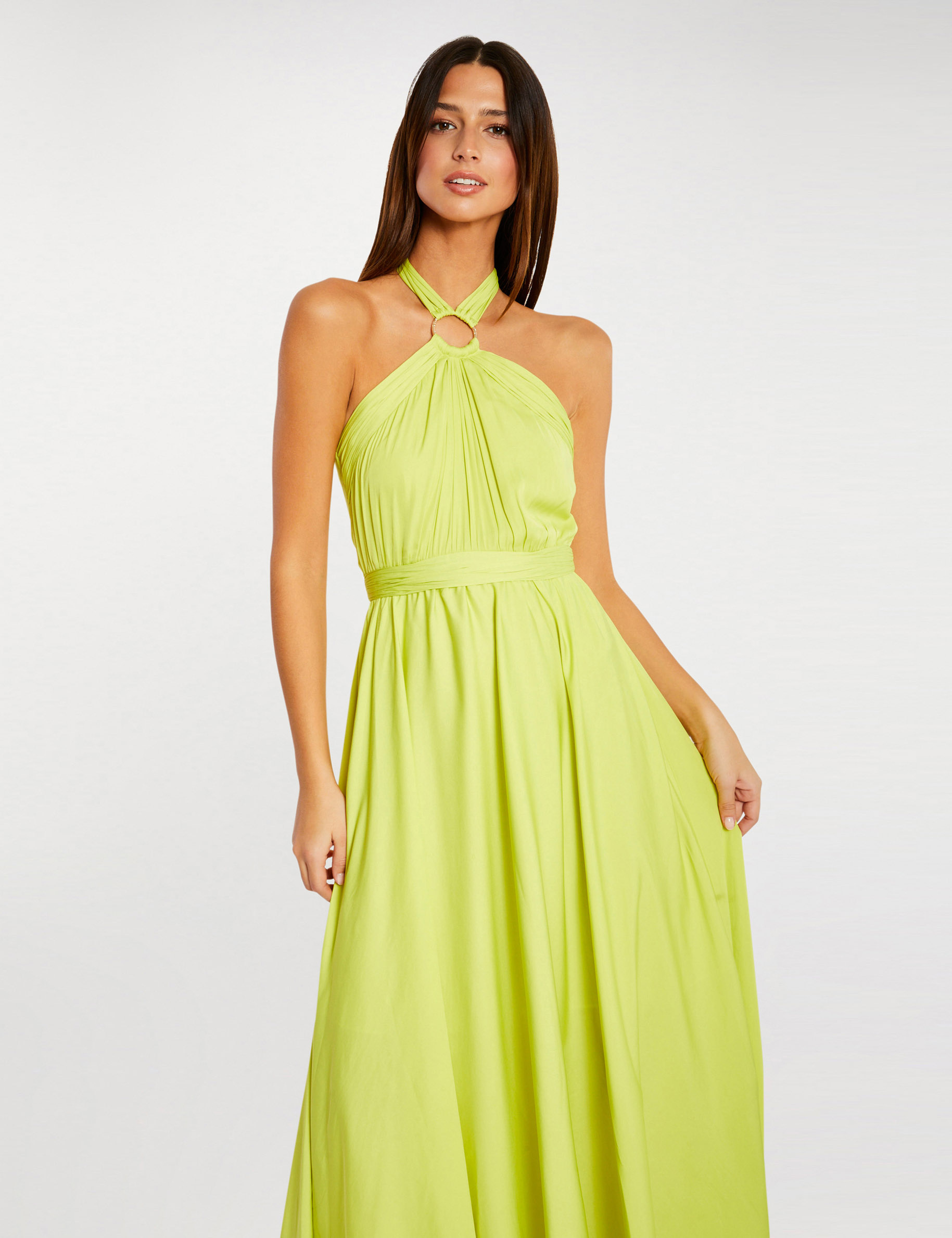 Maxi sleeveless dress aniseed ladies'