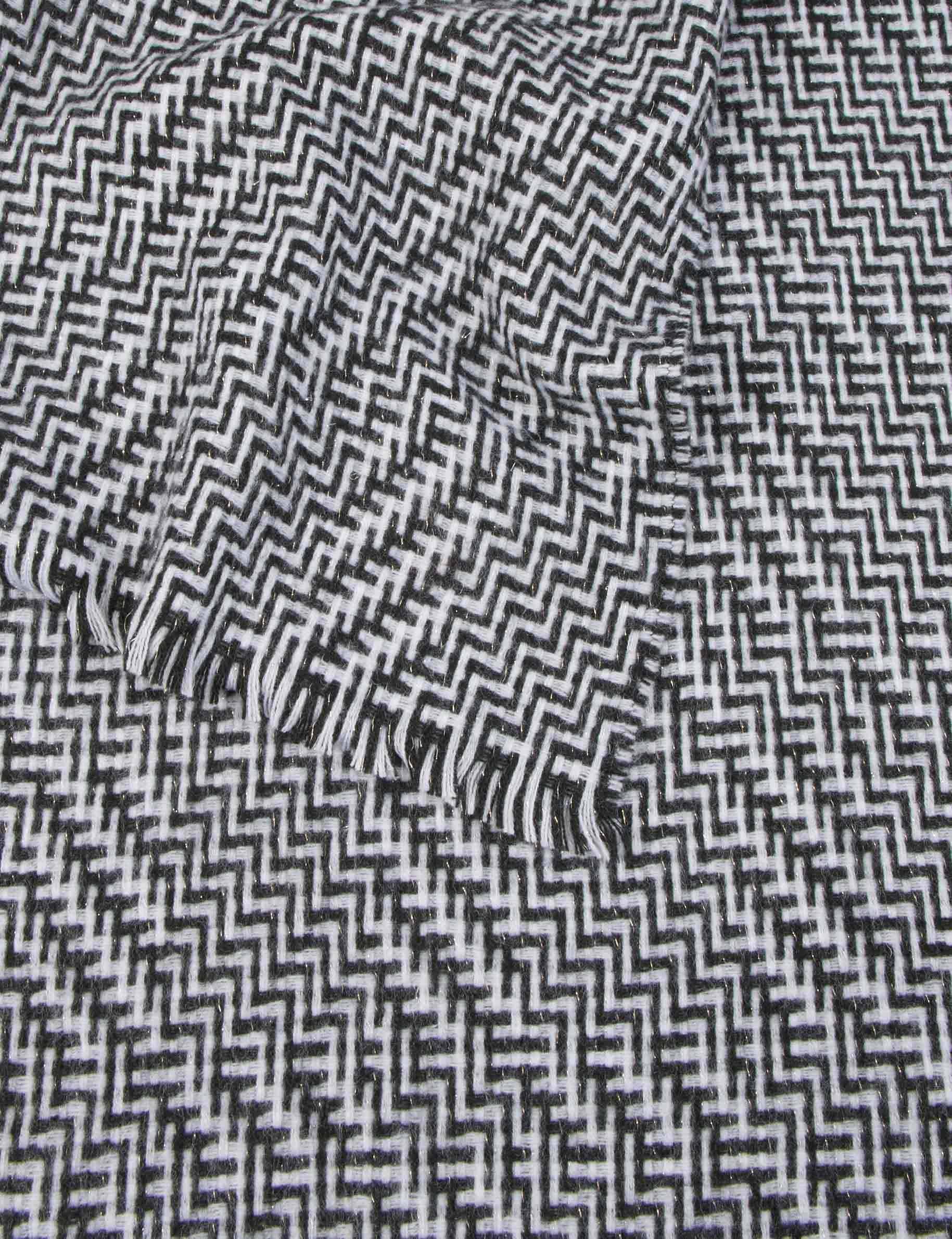 Scarf graphic print white women