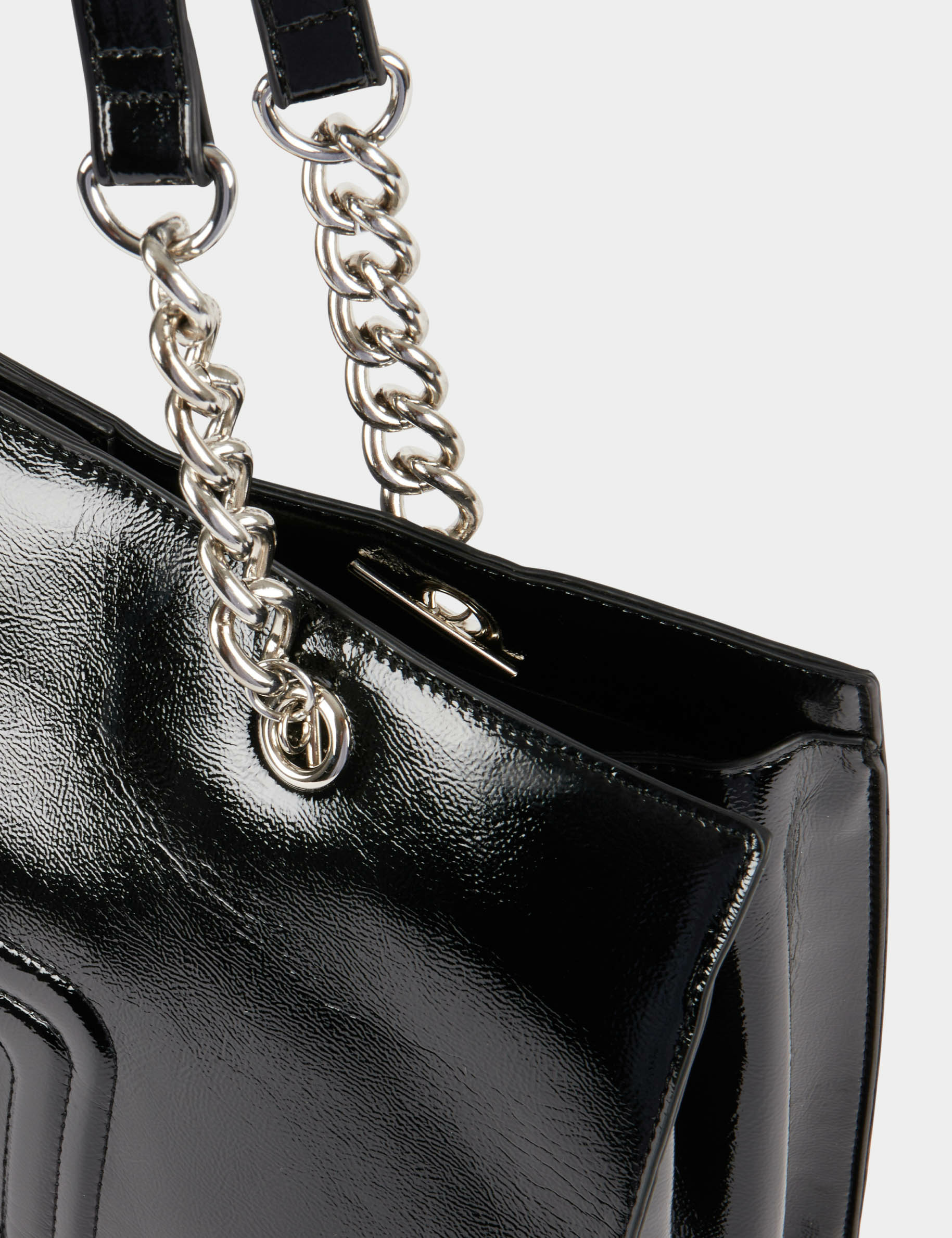 shopper bag with m logo black women Shopper bag with M logo black women