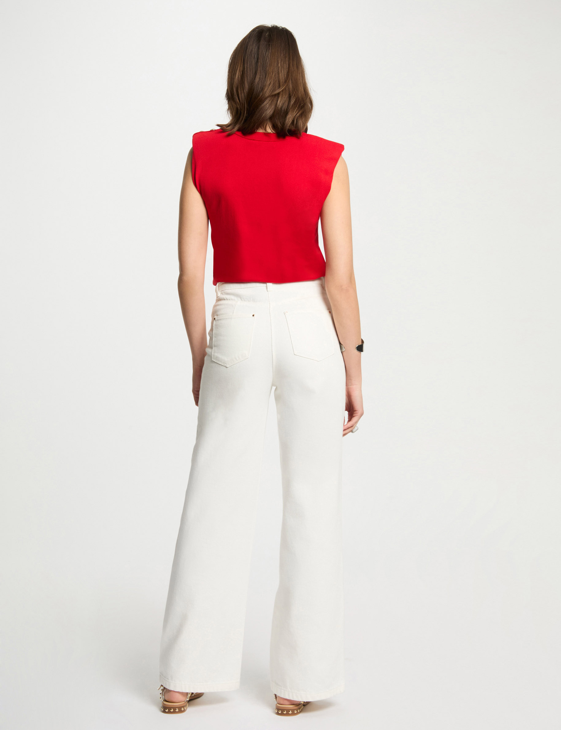 sleeveless jumper red women Sleeveless jumper red women