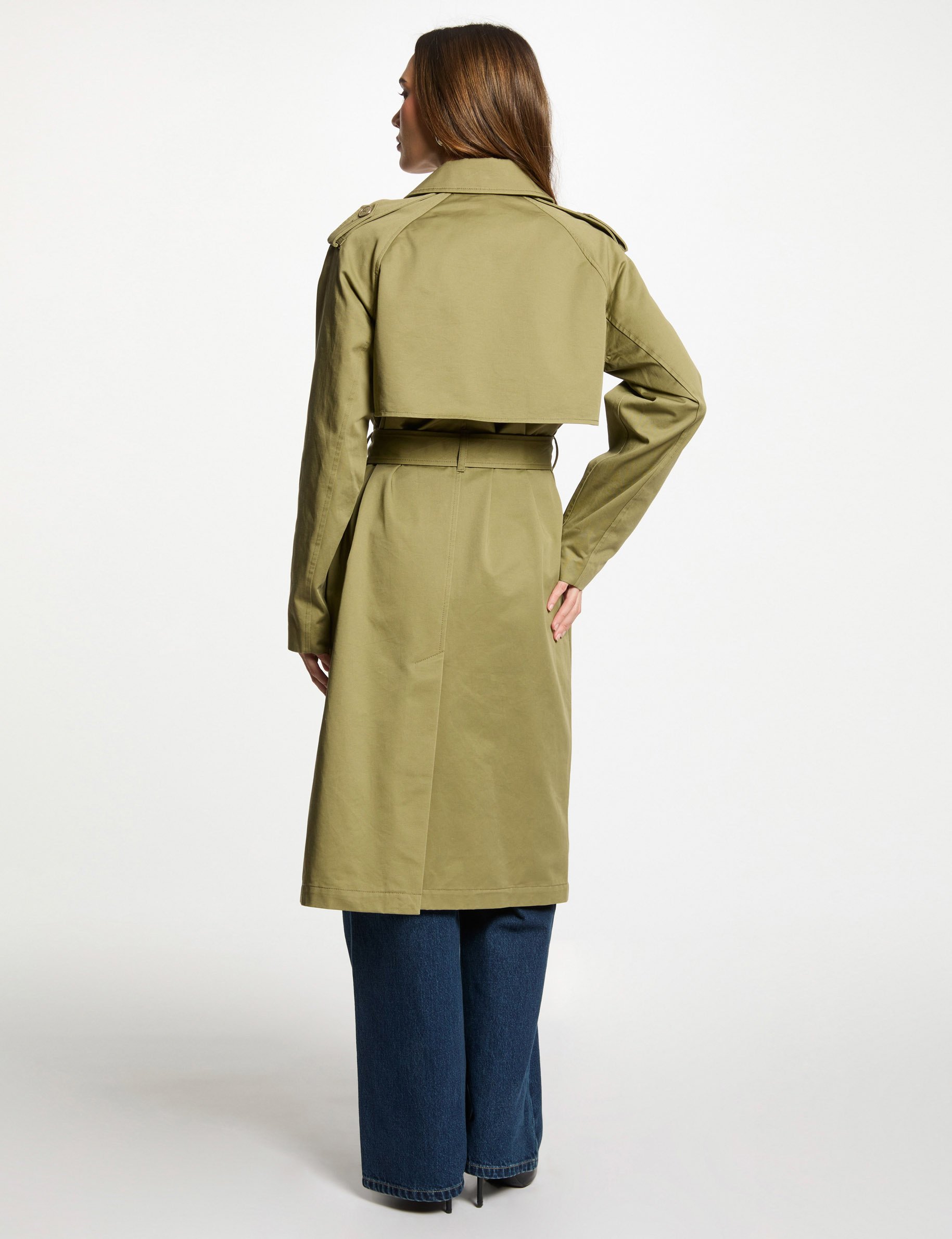 belted long trenchcoat sand women Belted long trenchcoat sand women