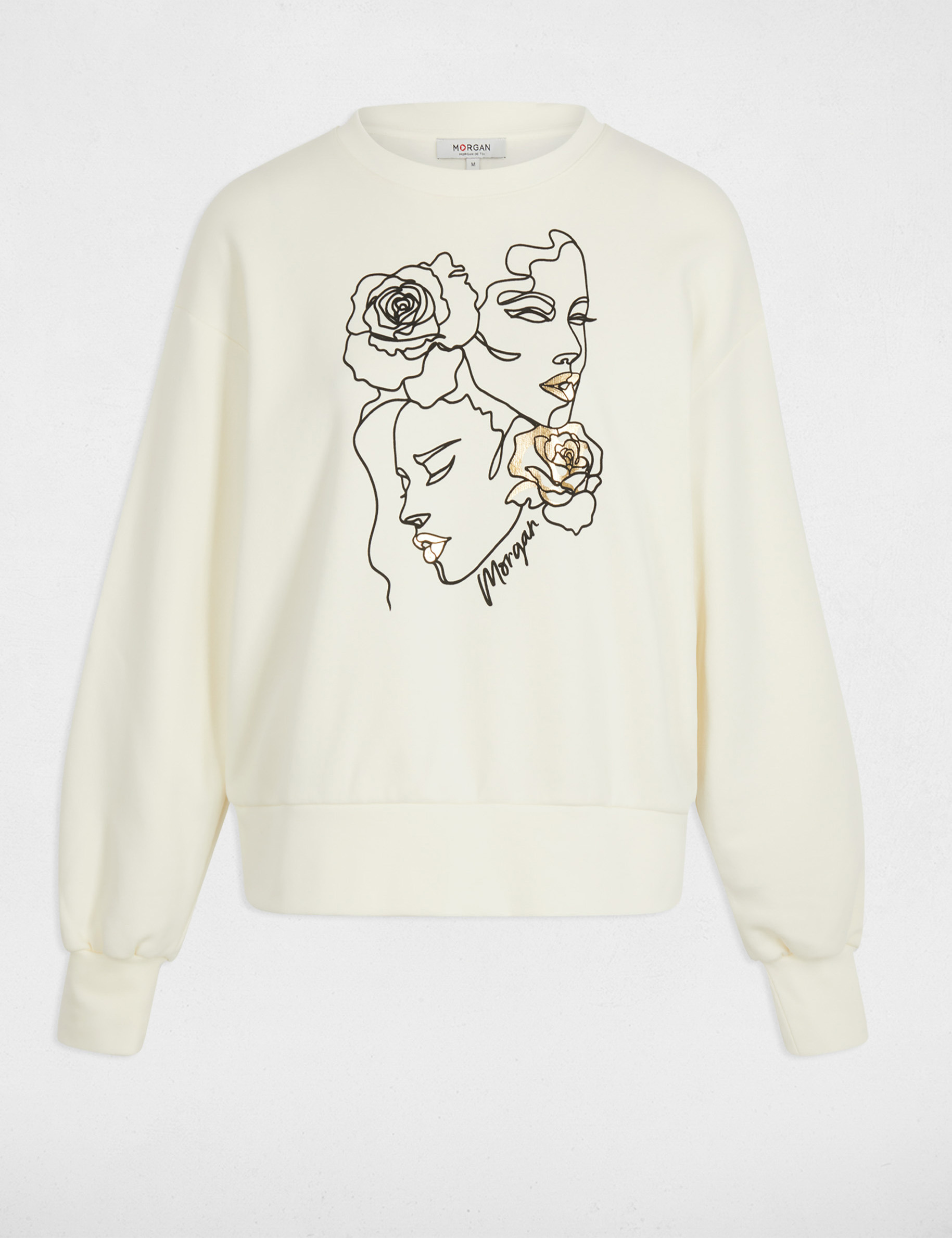 Lightweight knit sweater white women