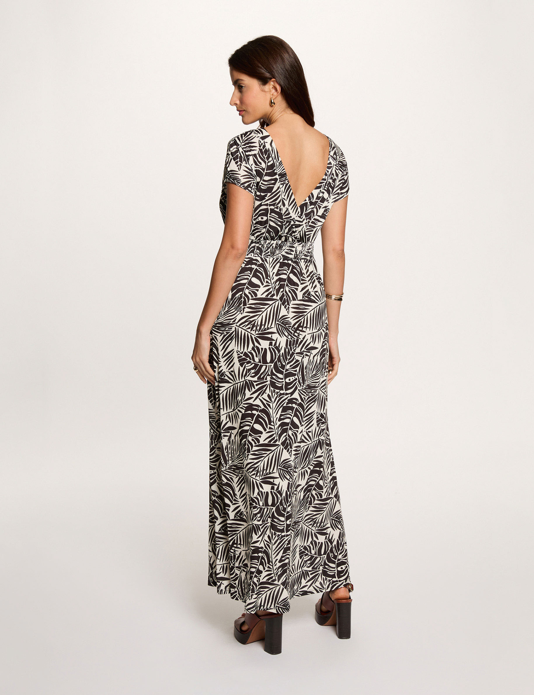 flowy maxi dress women Della Solid Dress main image 1