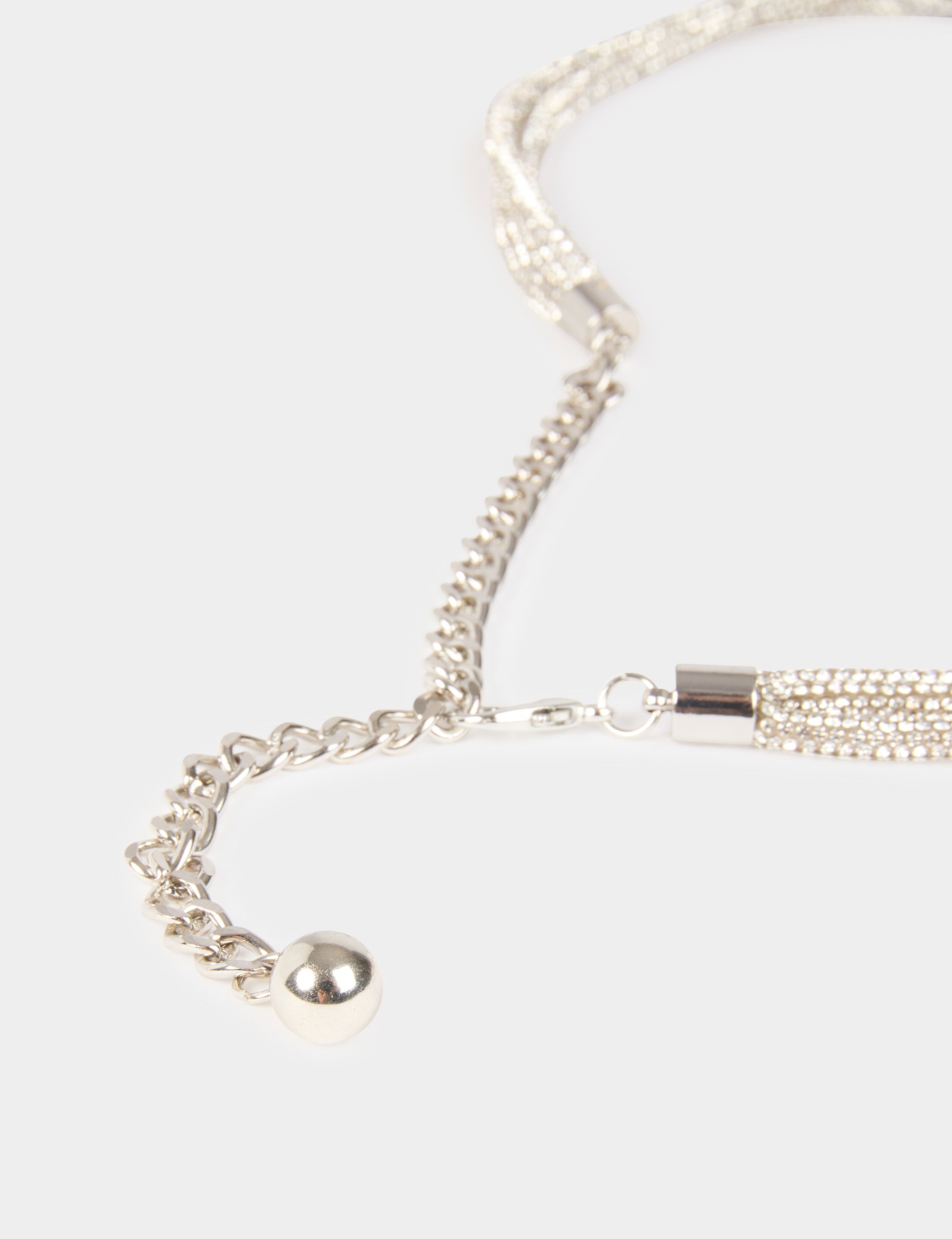 thin belt with rhinestones silver color women Thin belt with rhinestones silver color women