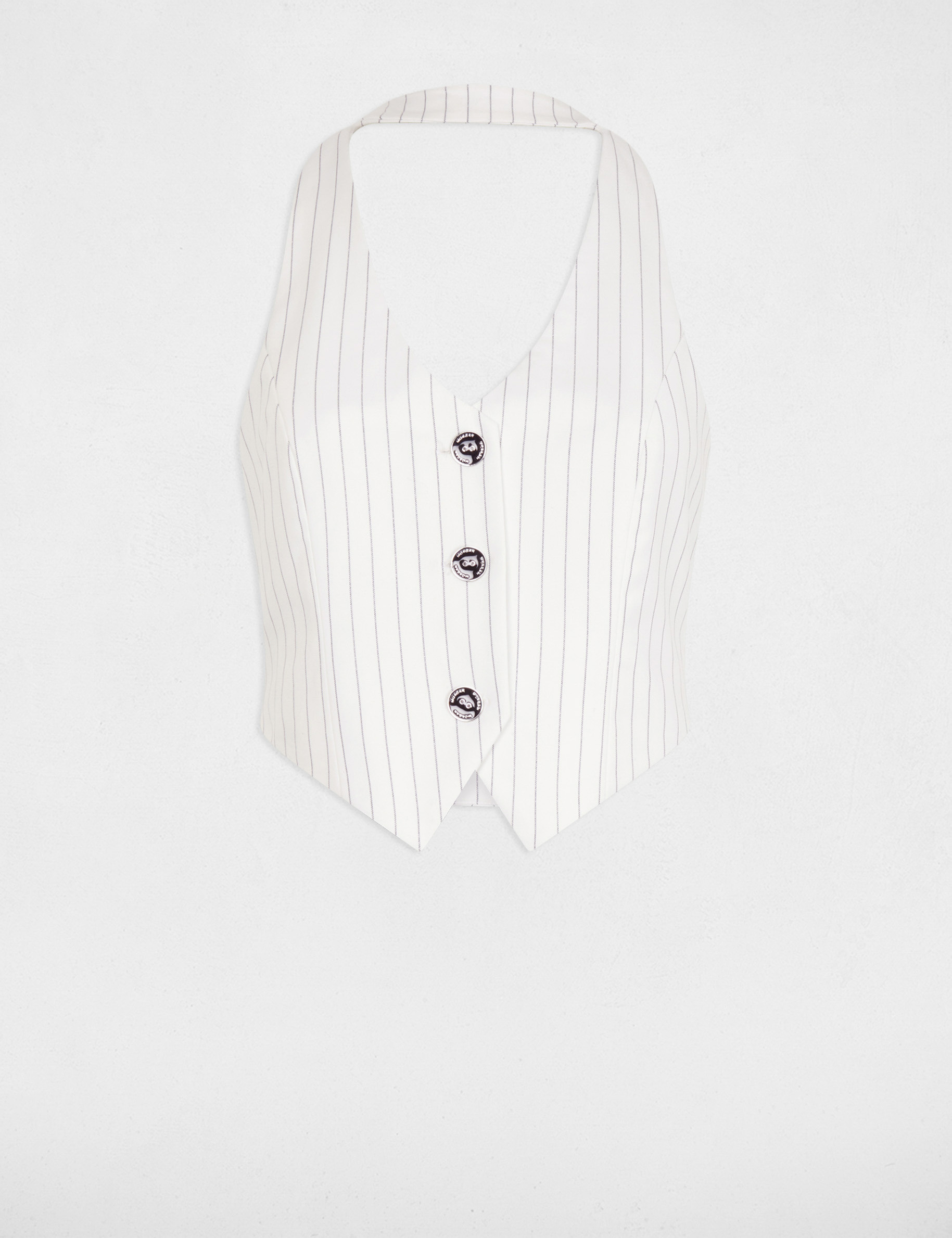 striped sleeveless top ecru women Striped sleeveless top ecru women