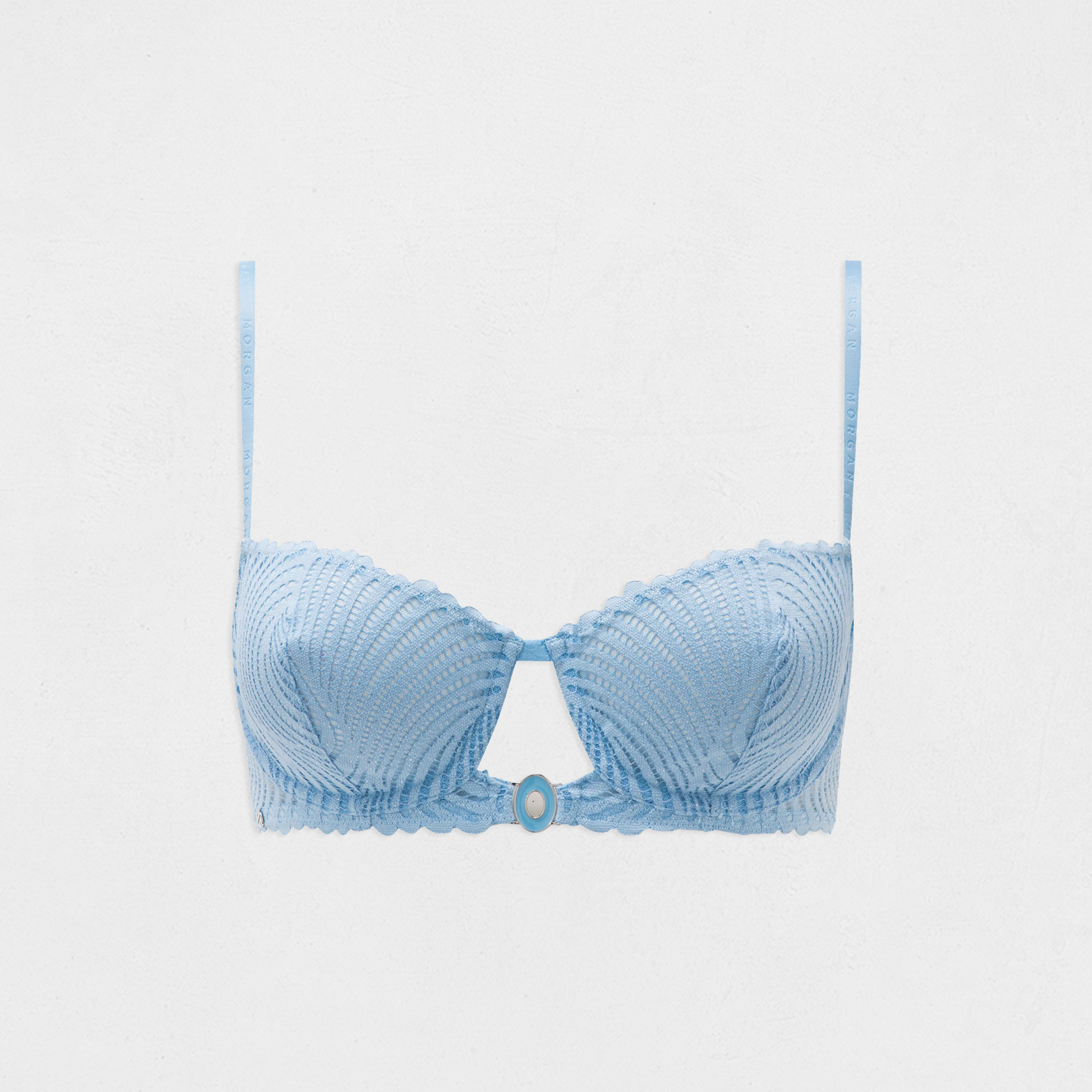 Underwired bra blue women