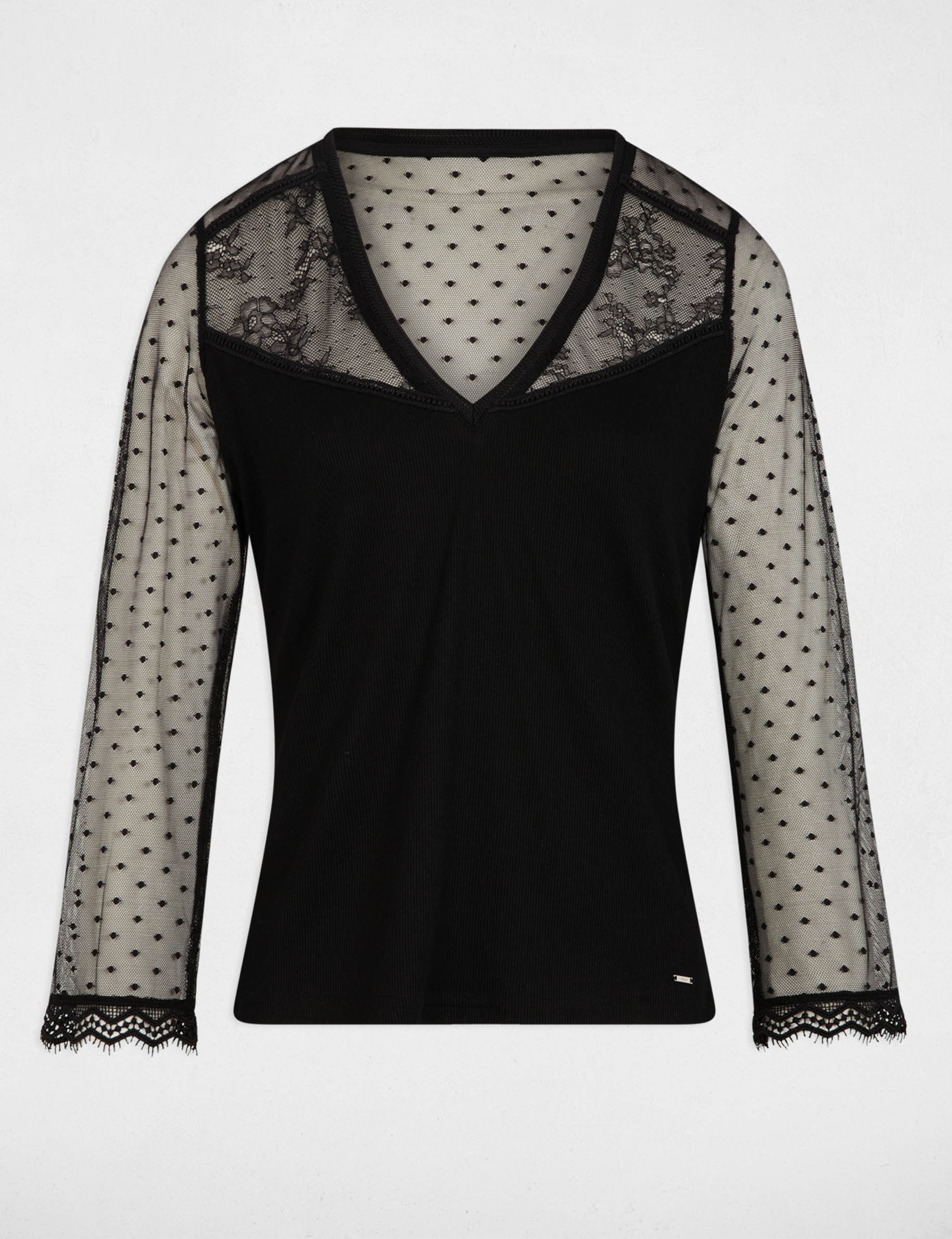 34 length sleeved t shirt black women 3/4-length sleeved t-shirt black women