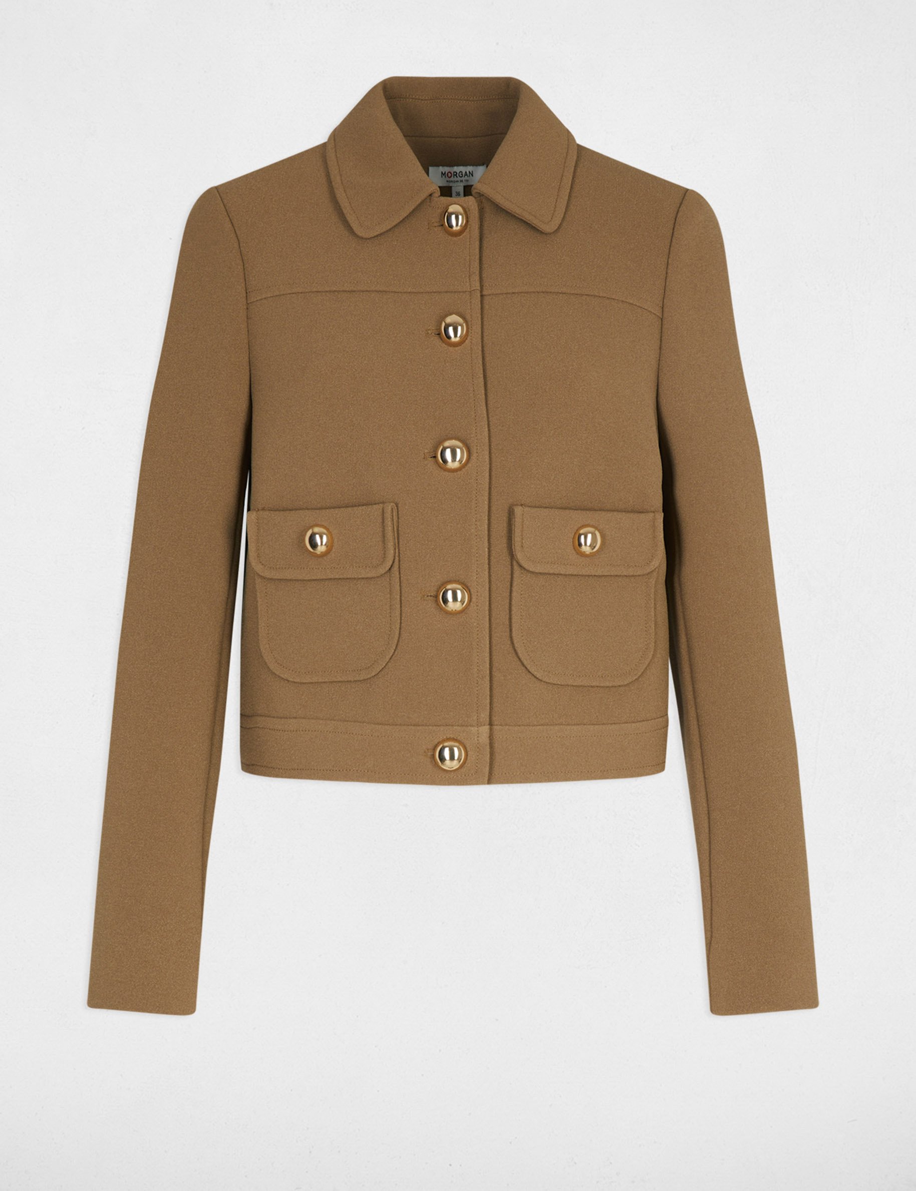 sleeveless cropped jacket sand women Sleeveless cropped jacket sand women