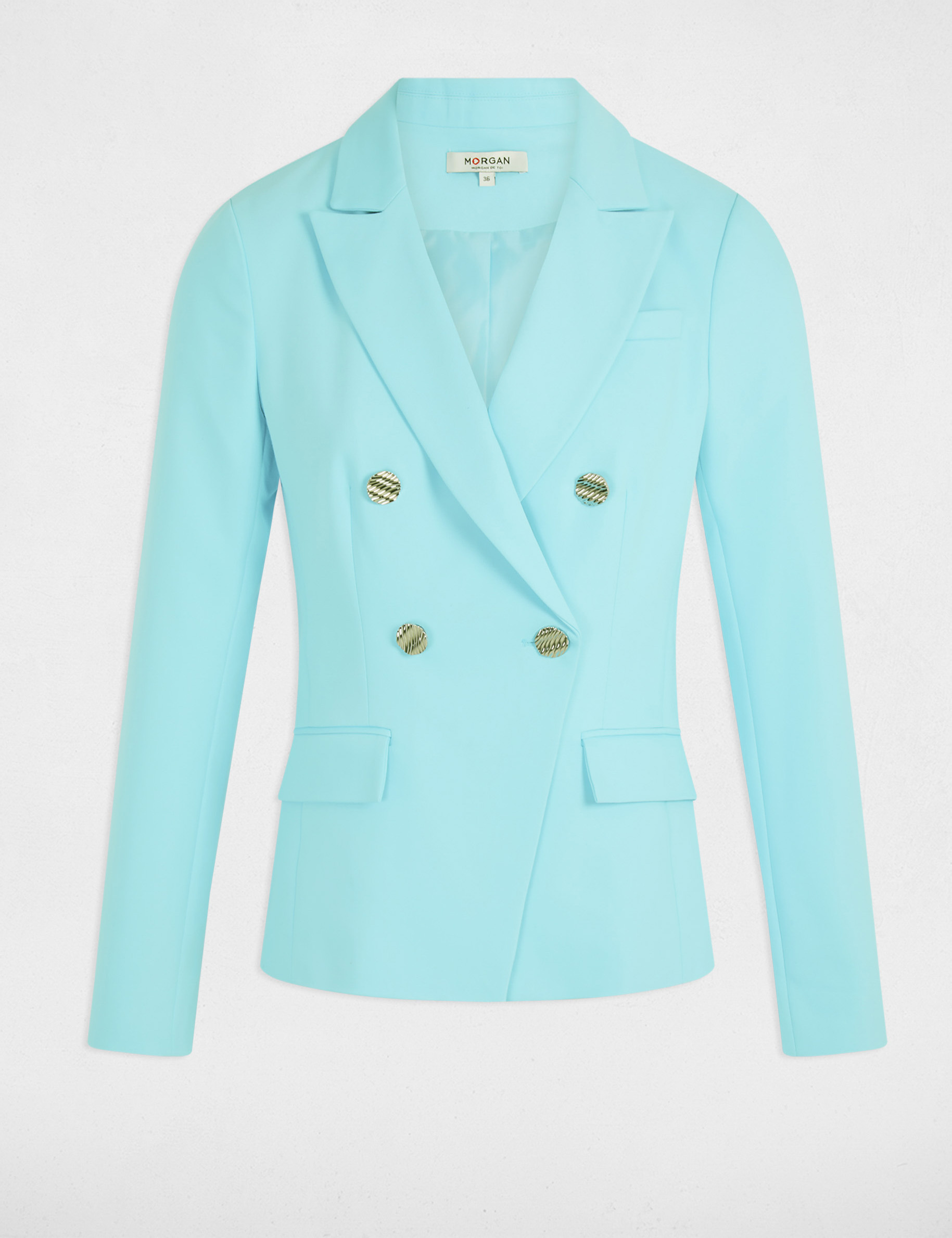 double breasted blazer sky blue women Double breasted blazer sky blue women