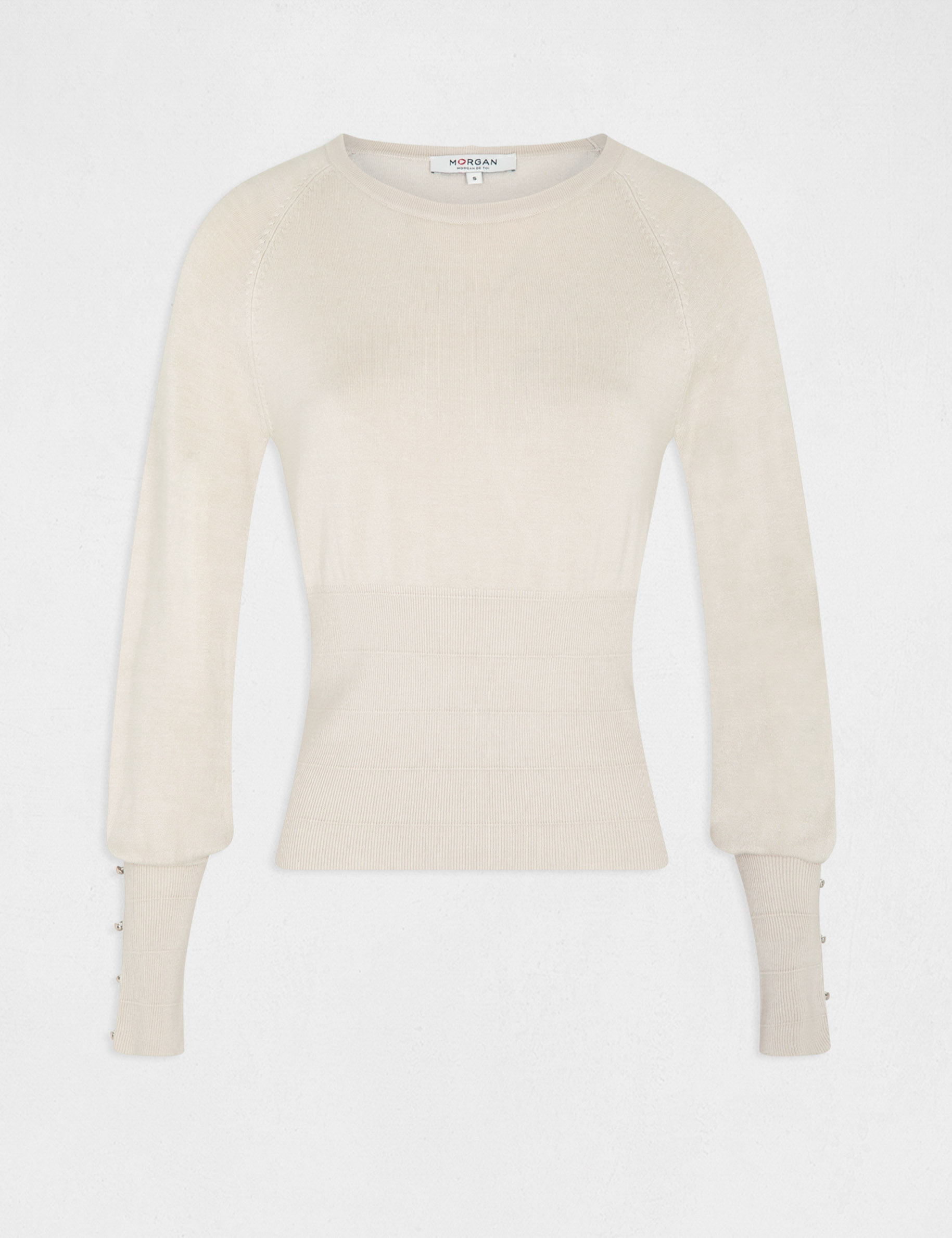 Long-sleeved jumper with round neck ladies' Long-sleeved jumper with round neck ladies'