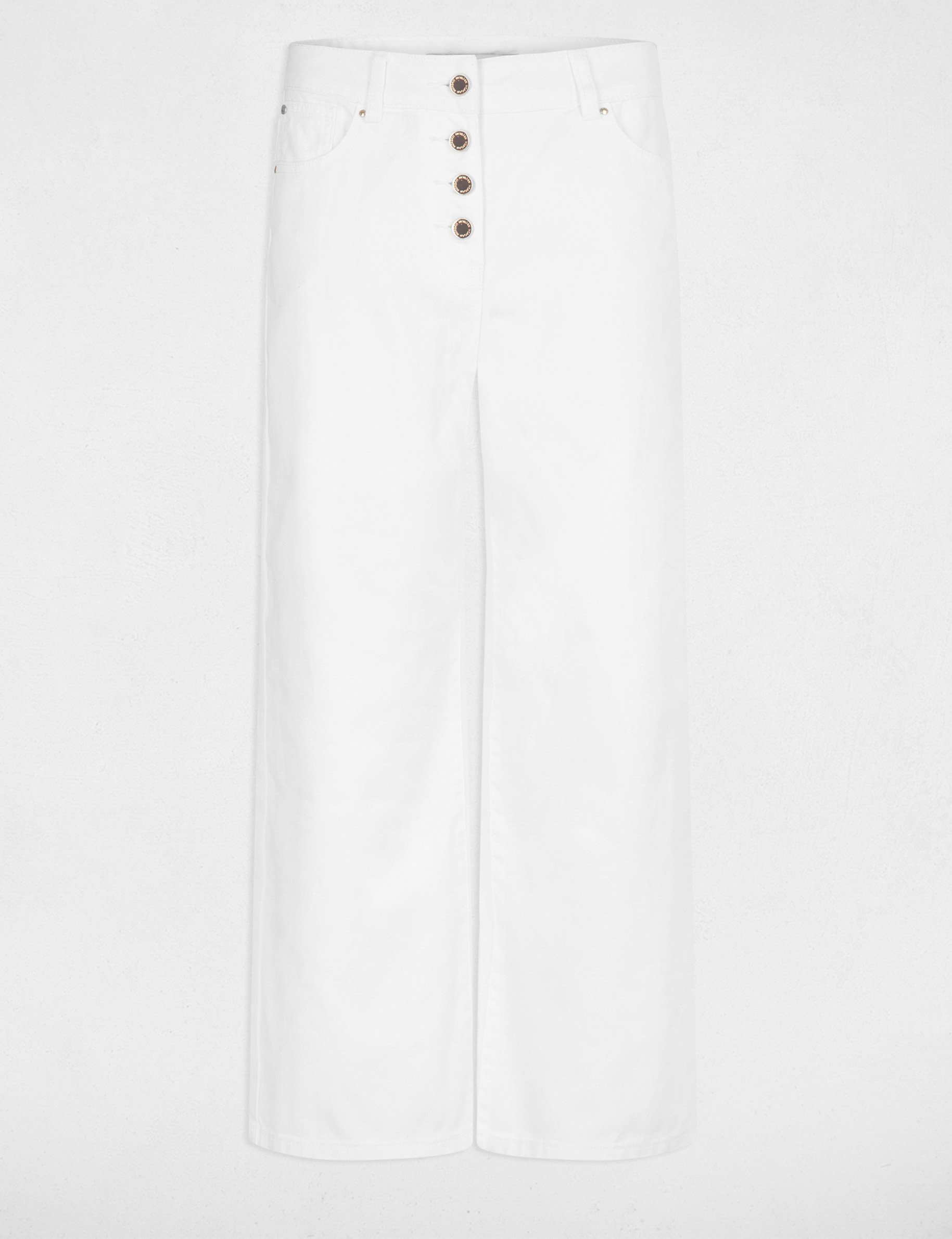 cropped straight jeans ecru women Cropped straight jeans ecru women
