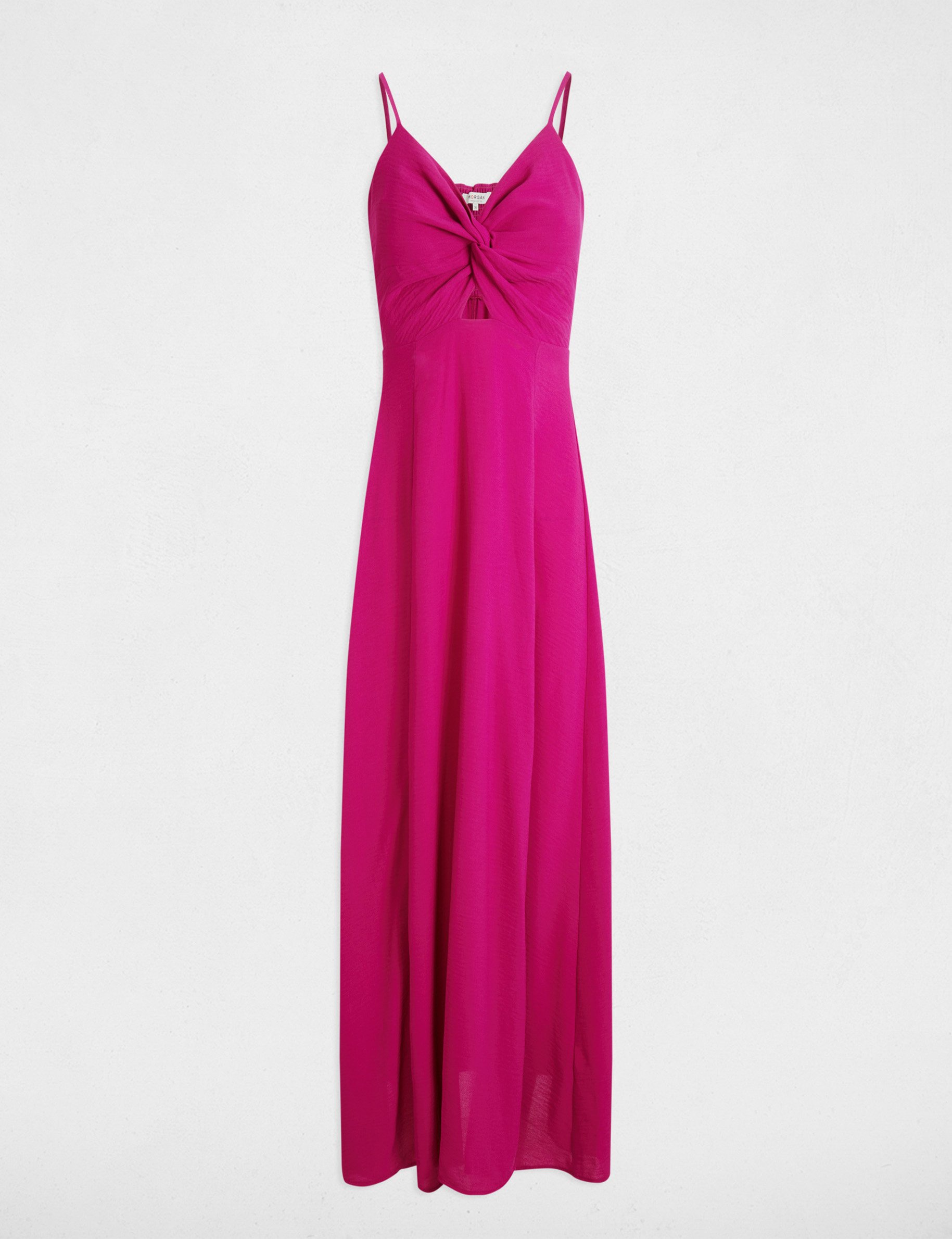 robe longue droite fendue violet femme Robe longue droite fendue violet femme