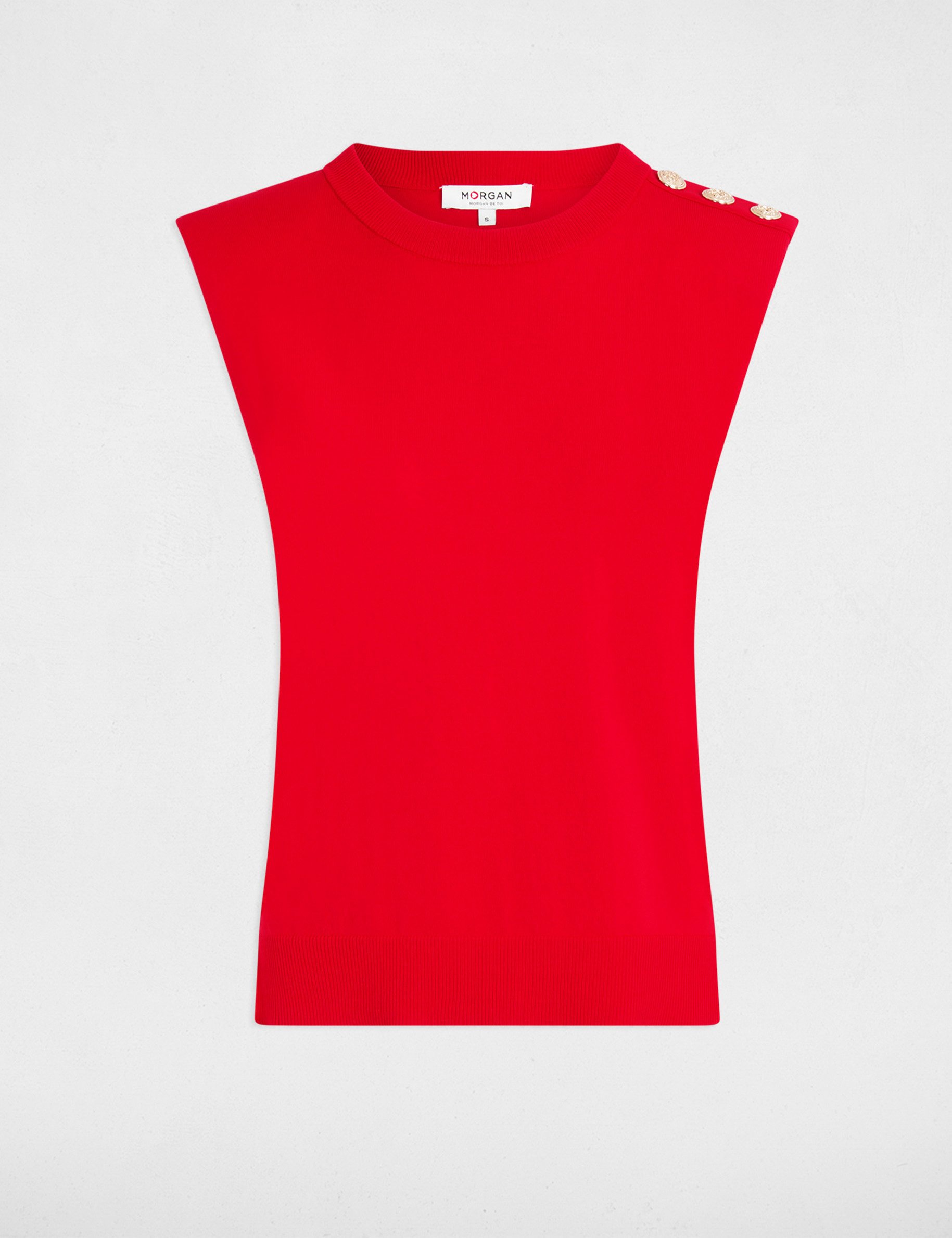 sleeveless jumper red women Sleeveless jumper red women
