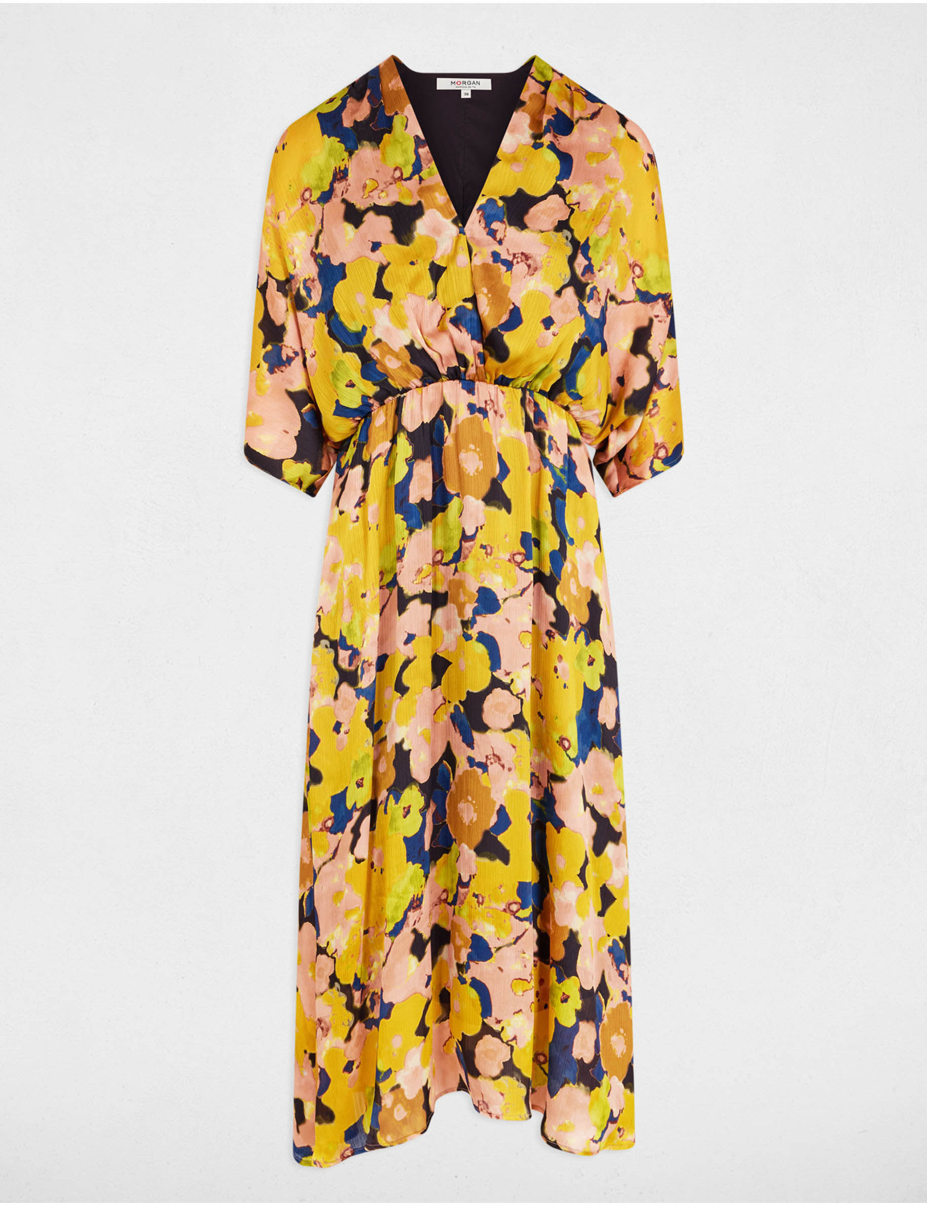 printed straight midi dress multicolor women Printed straight midi dress multicolor women