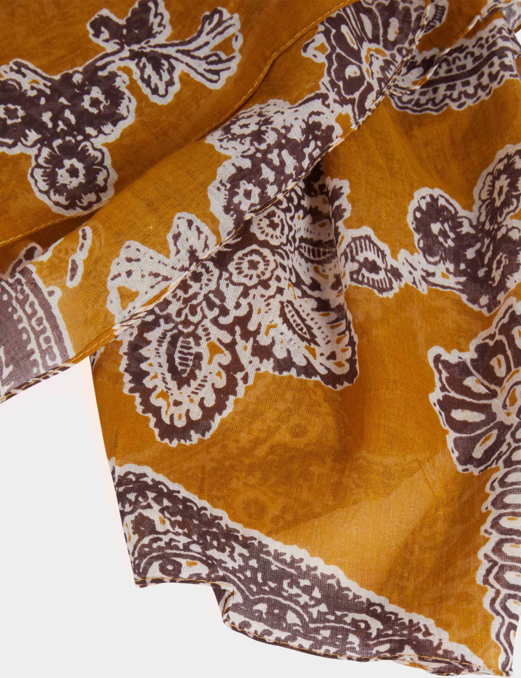 Foulard imprimé cachemire multicolore femme