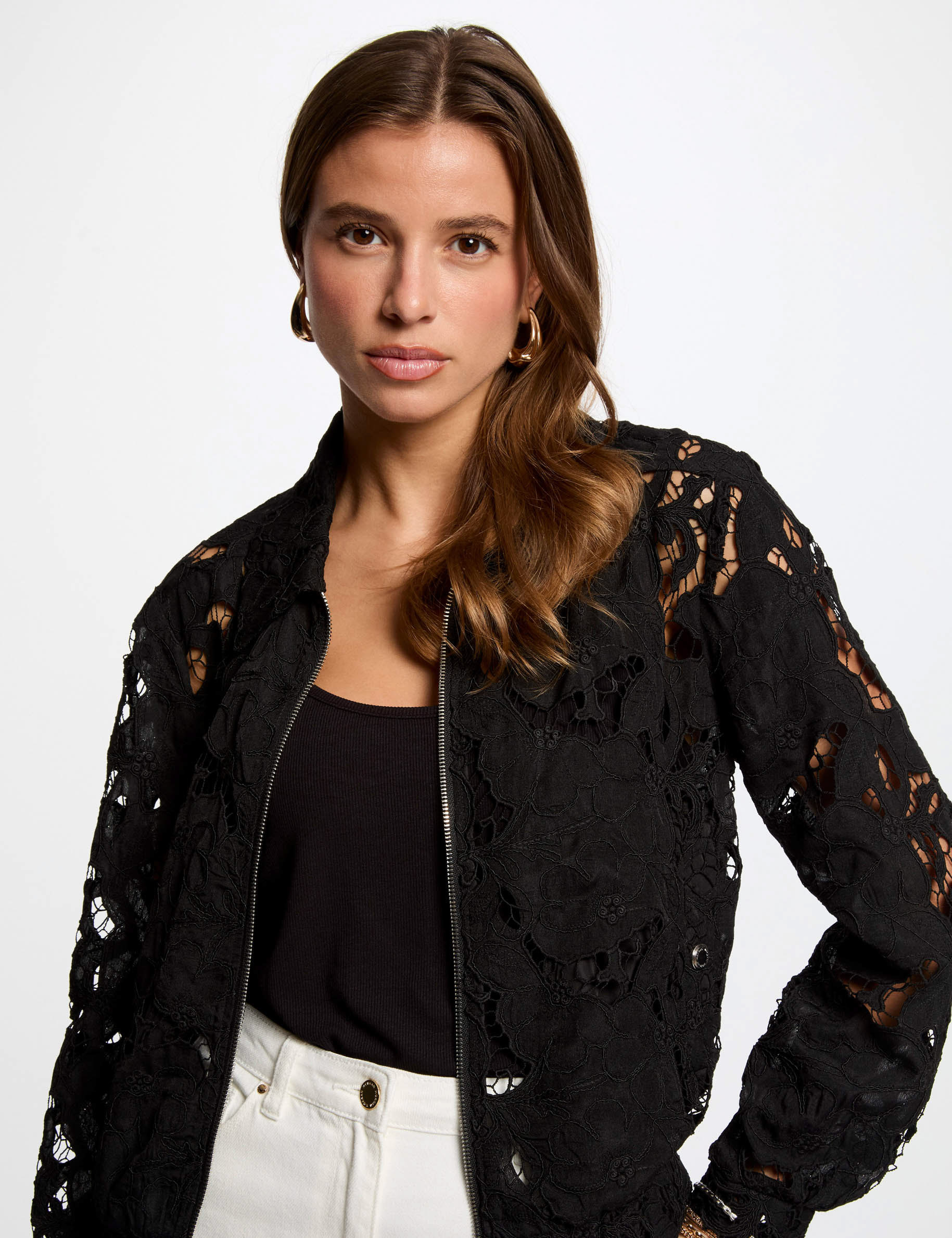 short laced jacket black women Short laced jacket black women