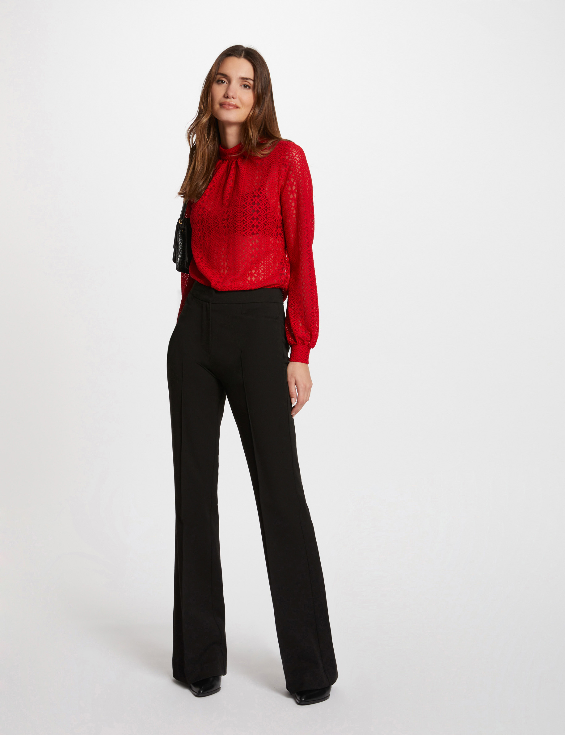 long sleeved t shirt red women Long-sleeved t-shirt red women