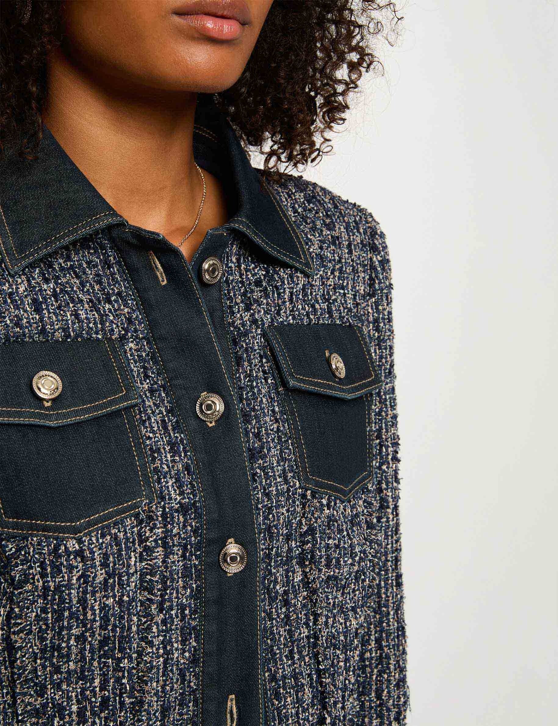 short tweed jacket multicolor women Short tweed jacket multicolor women