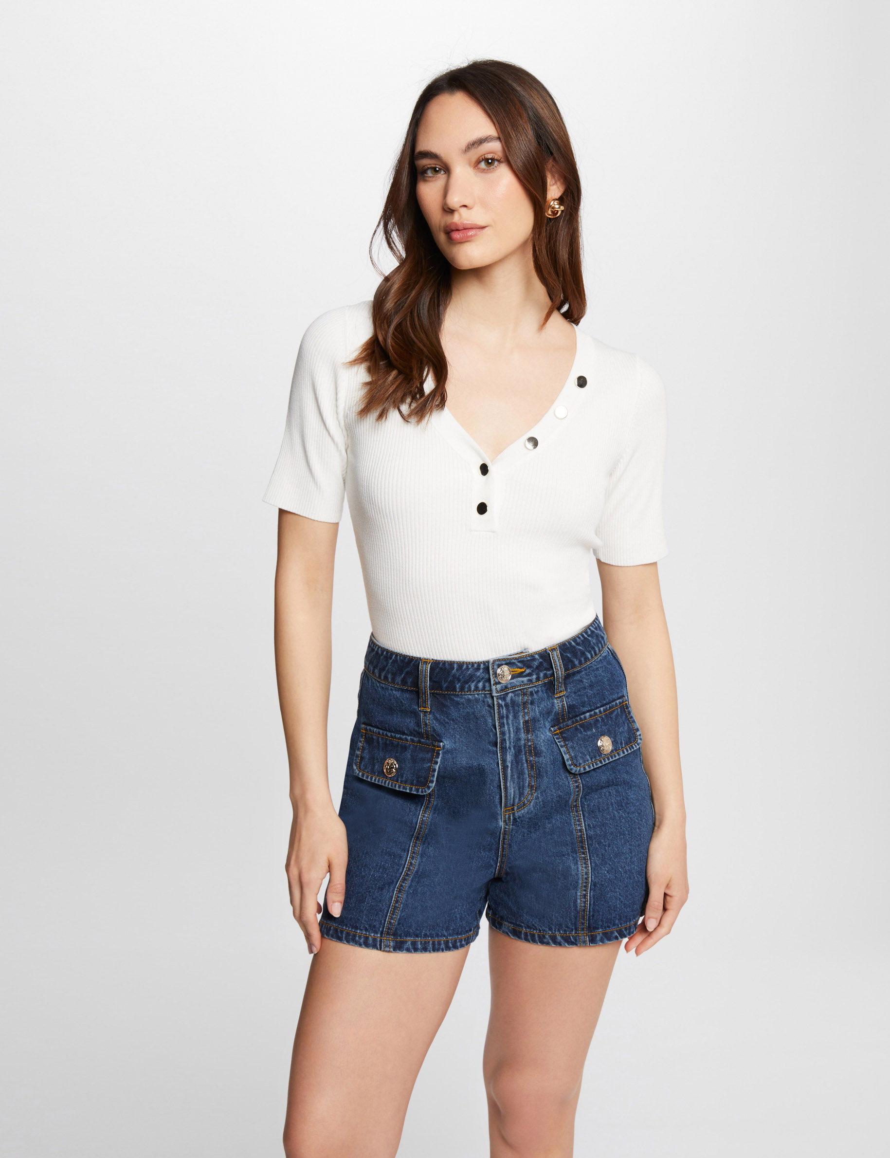Short white jumper sales