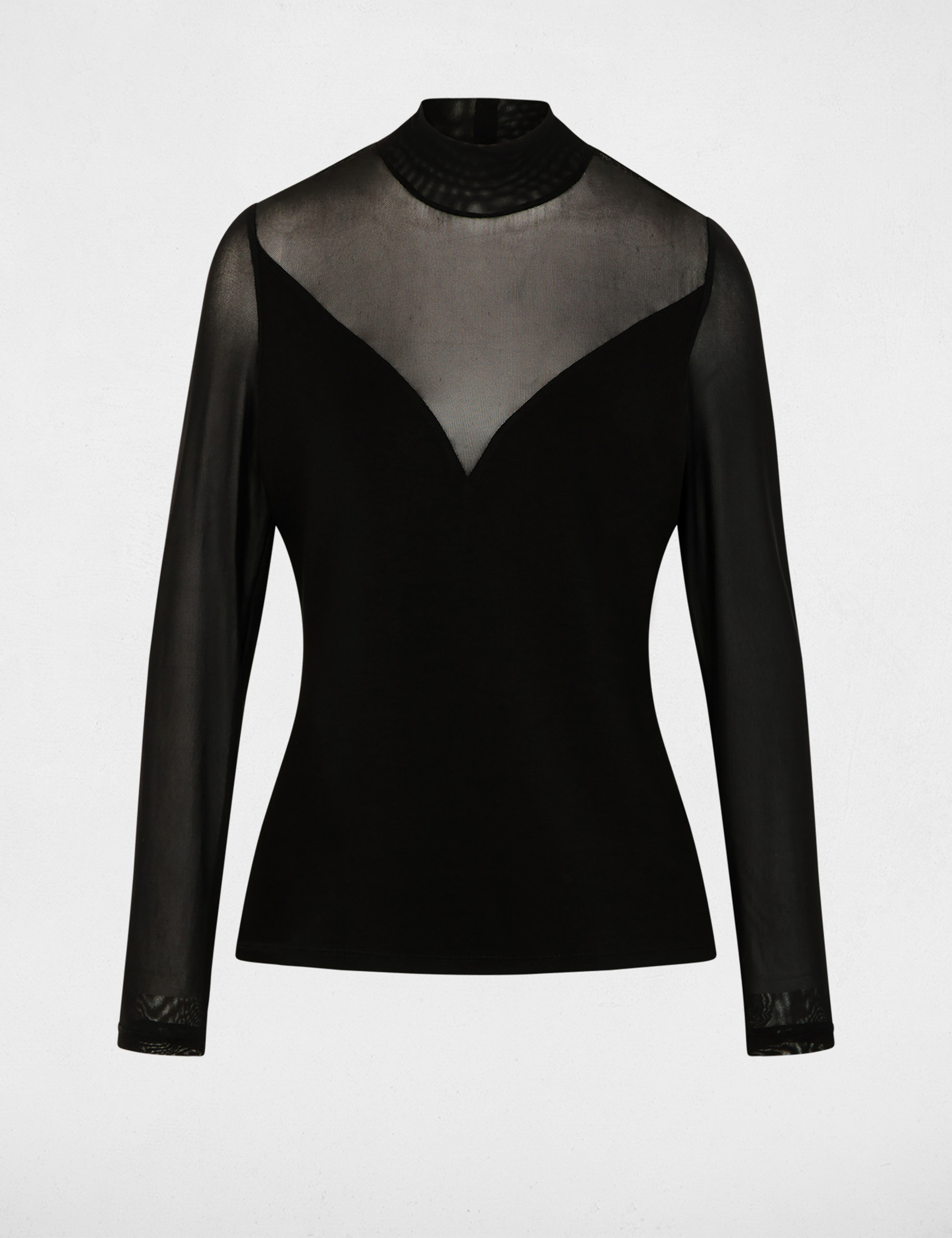 Long-sleeved t-shirt black women