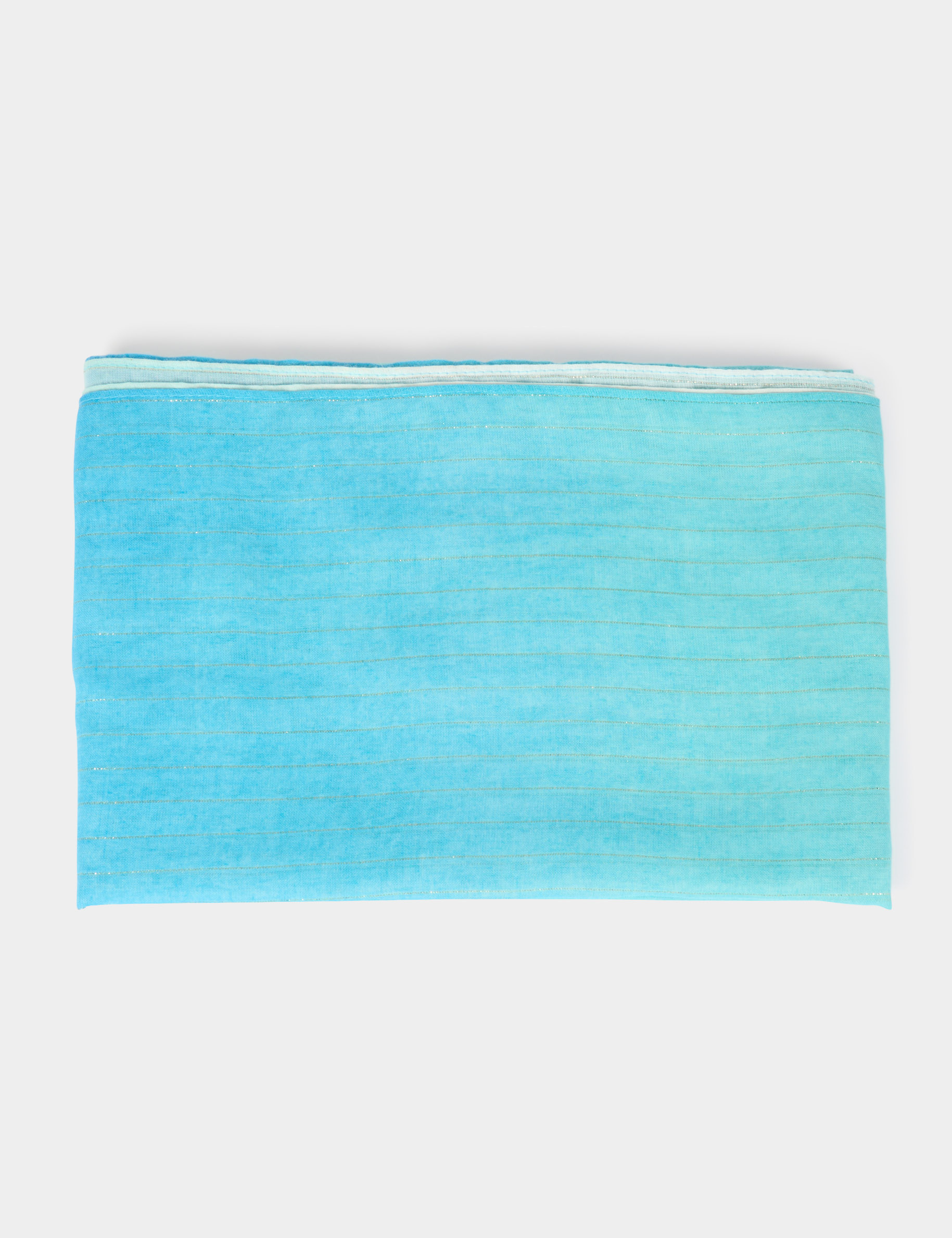 scarf with tie and dye print blue women Scarf with tie and dye print blue women