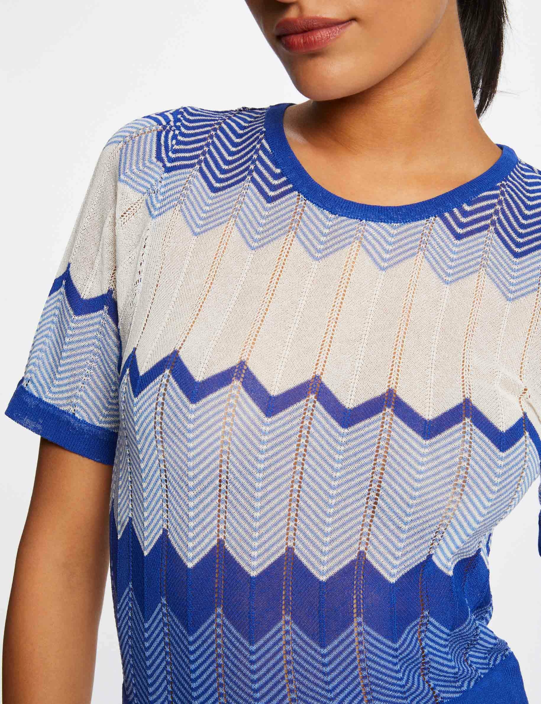 Maxi straight jumper dress chevron print ladies' Maxi straight jumper dress chevron print ladies'