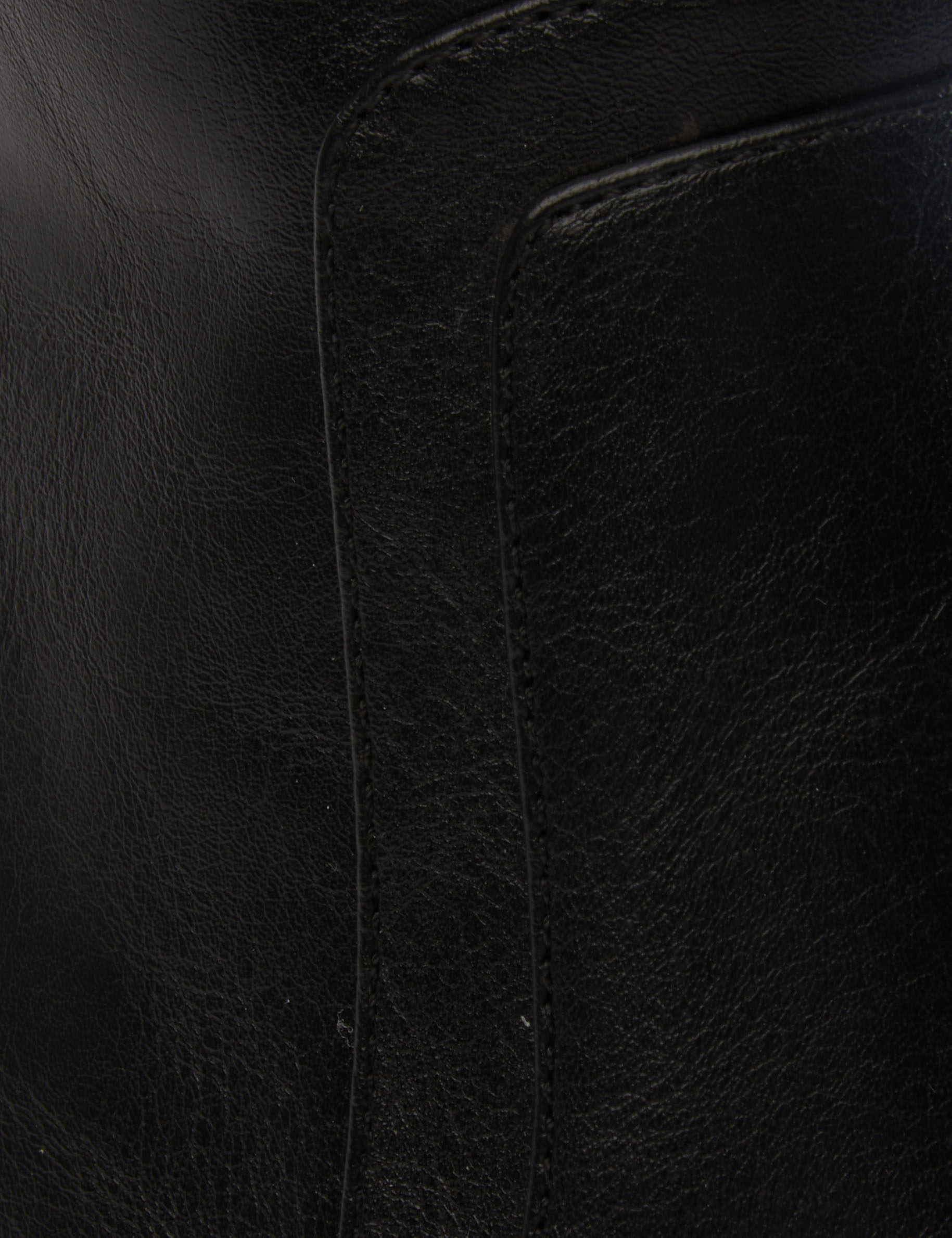 faux leather heeled court shoes black women null