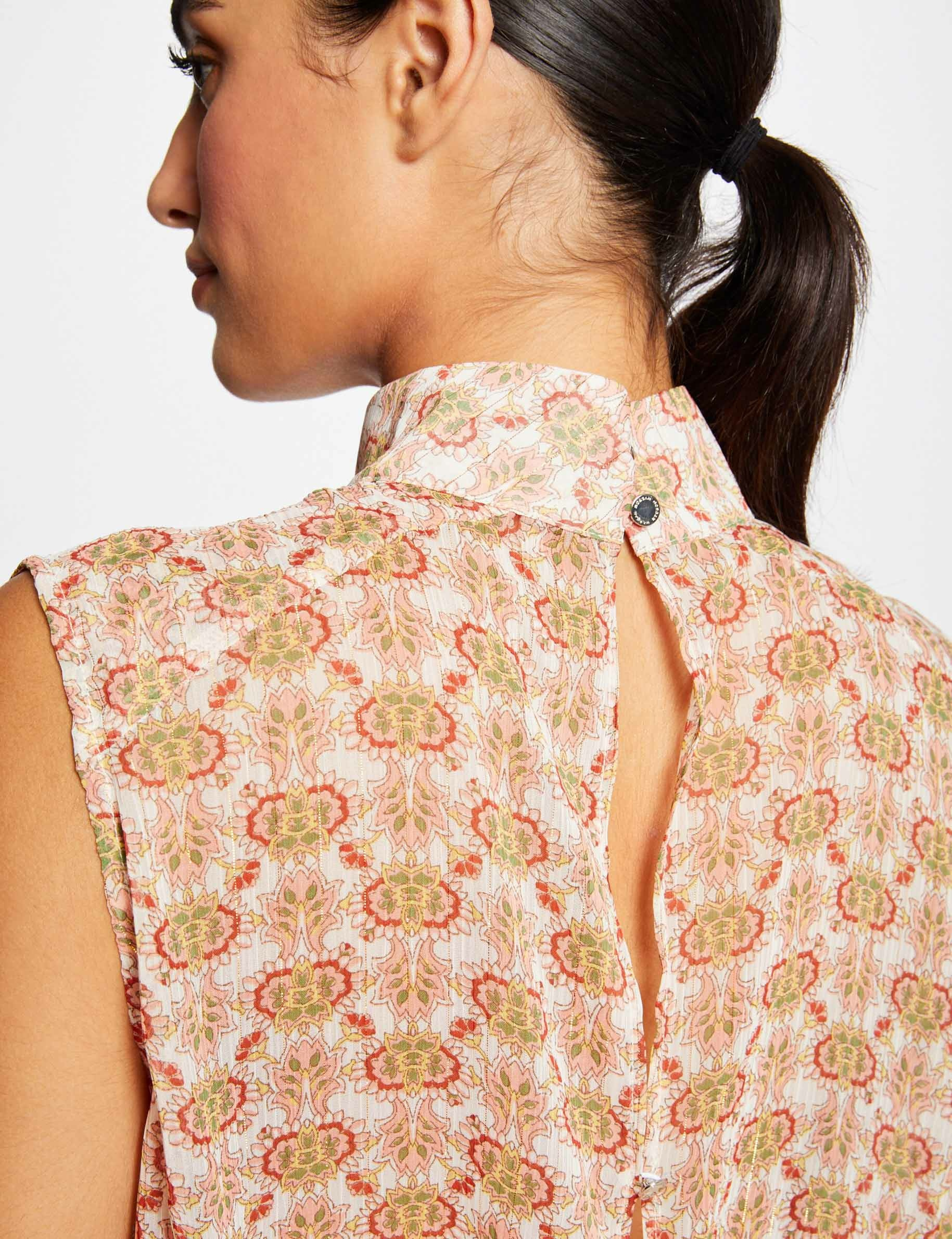 Straight dress with abstract print multico ladies' Straight dress with abstract print multico ladies'