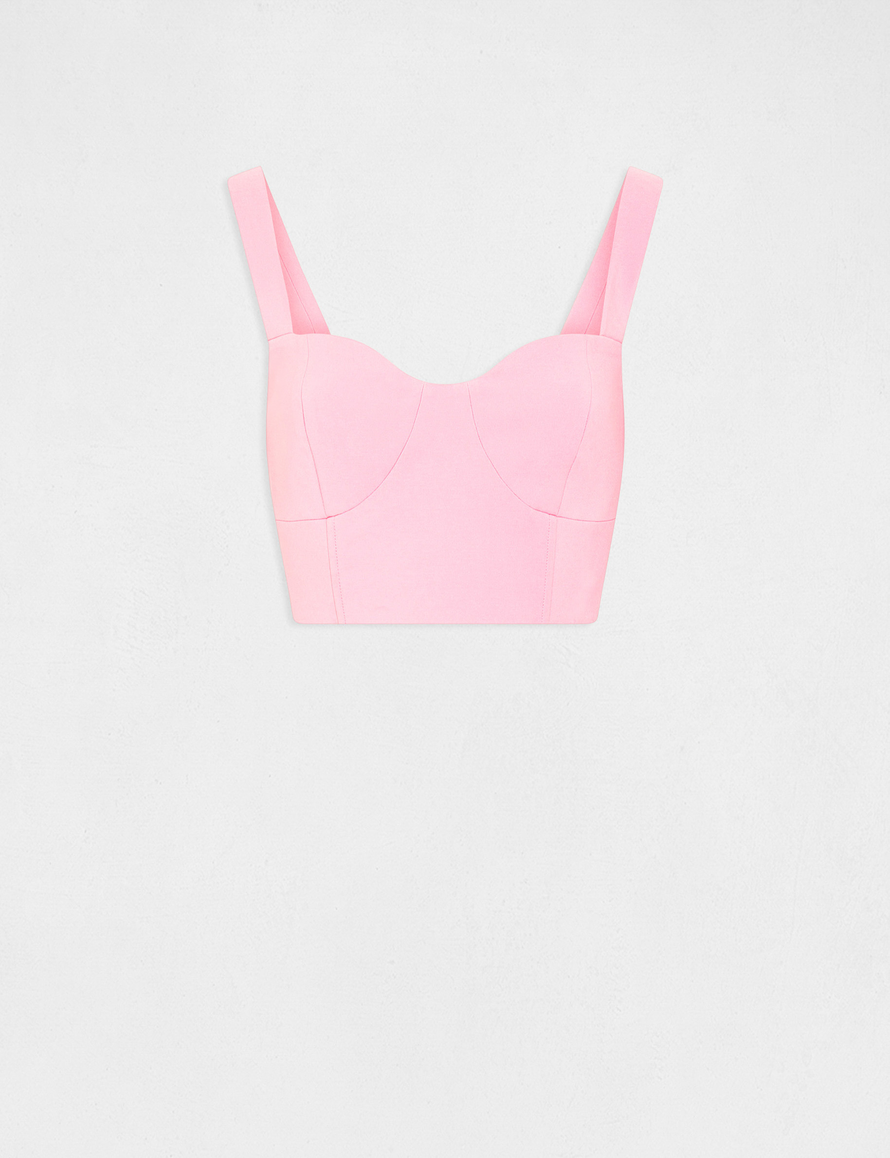 Bustier with wide straps  ladies'