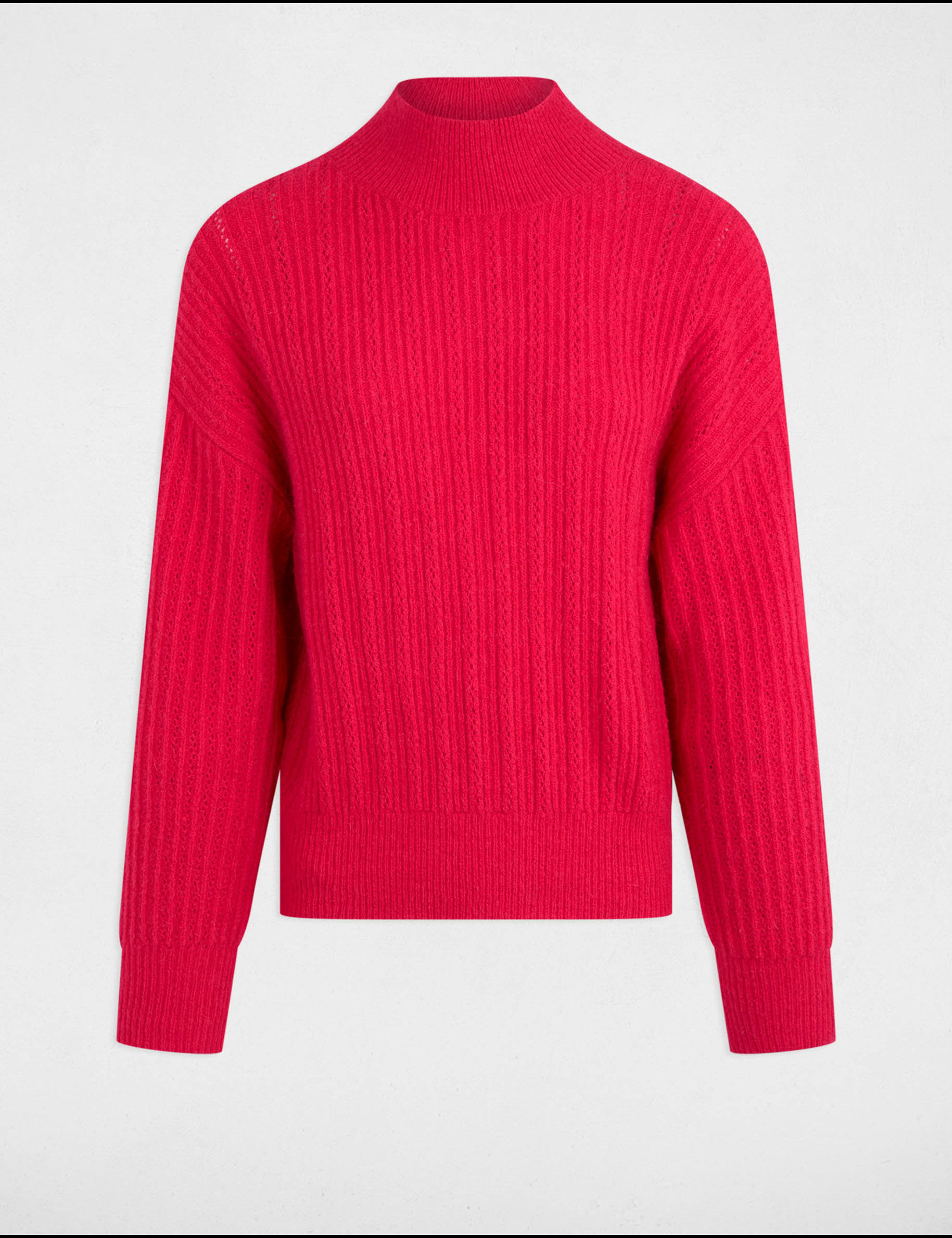 jumper high collar raspberry pink women Jumper high collar raspberry pink women