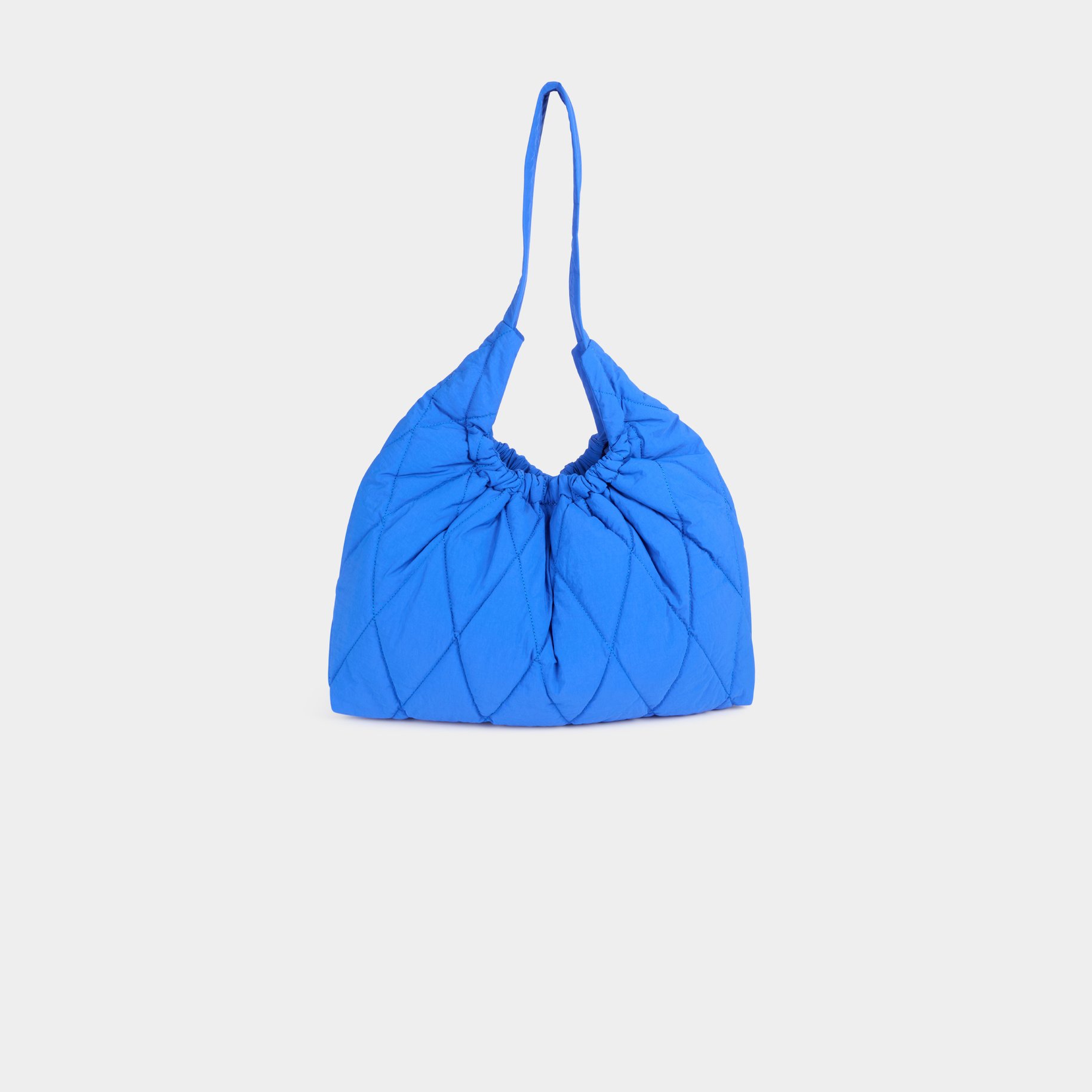 sac matelasse porte epaule bleu femme Sac matelassé porté-épaule bleu femme