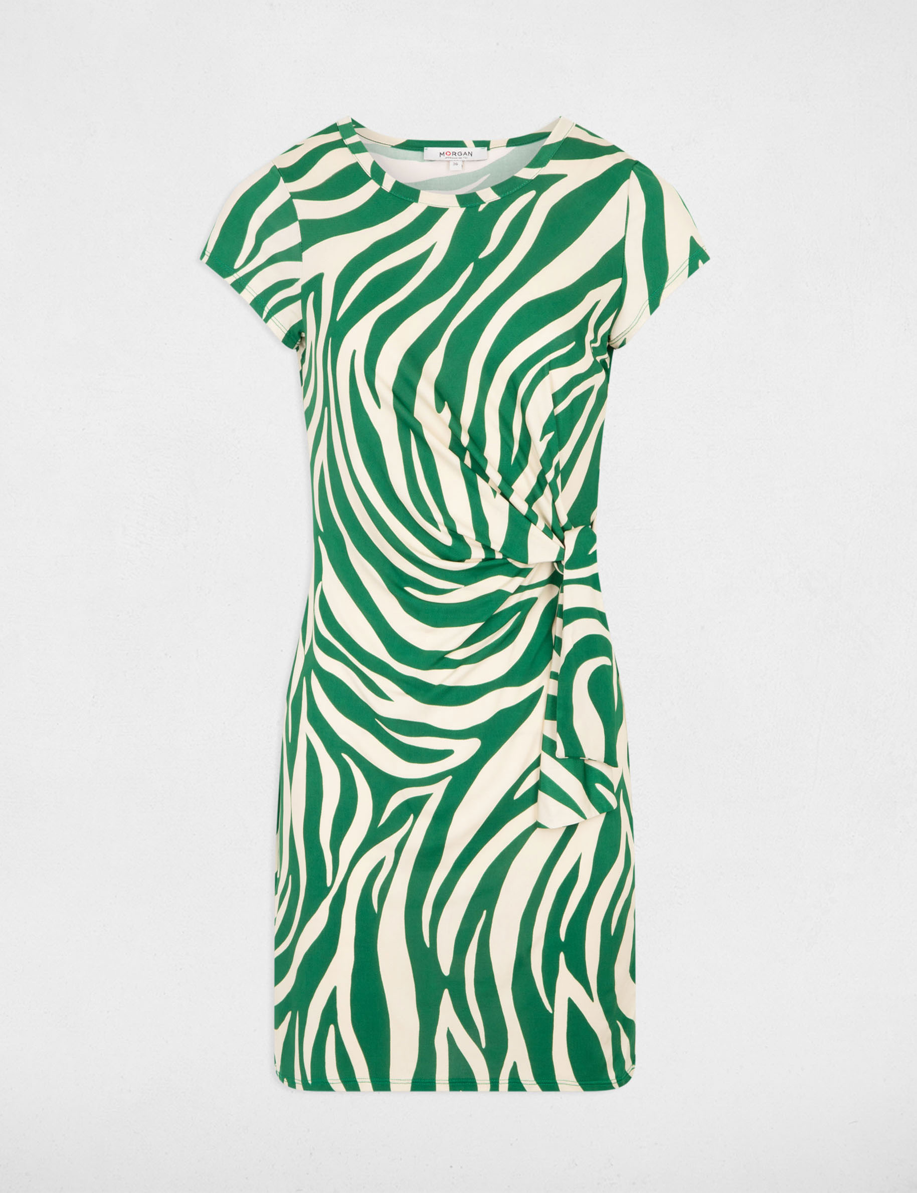 printed fitted mini dress multicolored women Printed fitted mini dress multicolored women