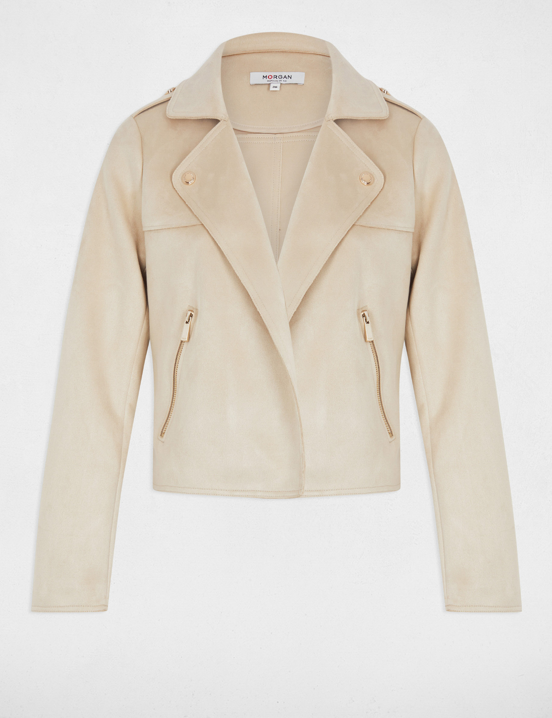 short suede jacket cognac brown women Short suede jacket cognac brown women