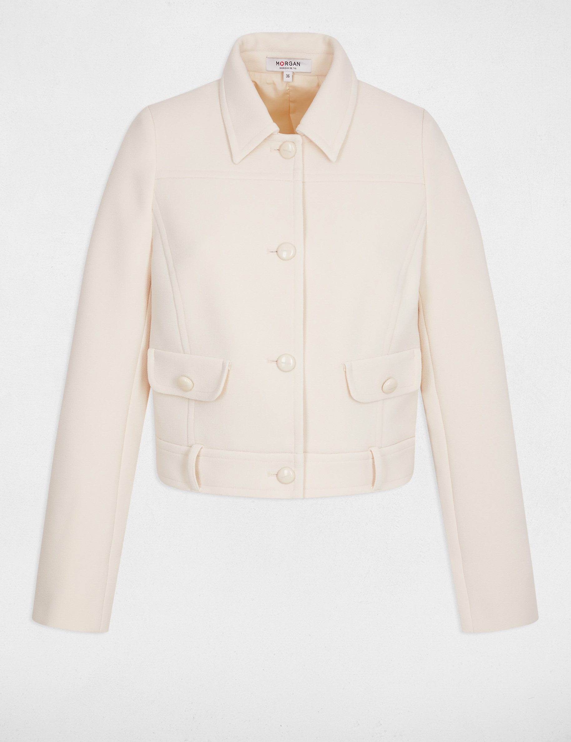 Short jacket cream women