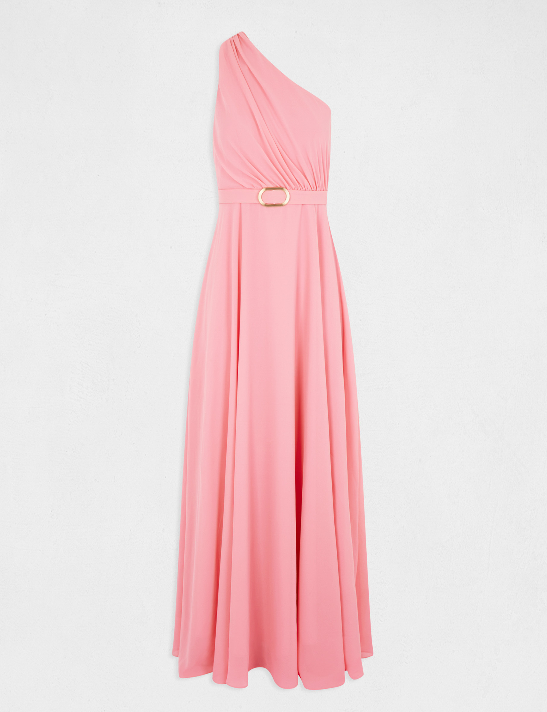 Asymmetrical maxi A-line dress ladies' Asymmetrical maxi A-line dress ladies'