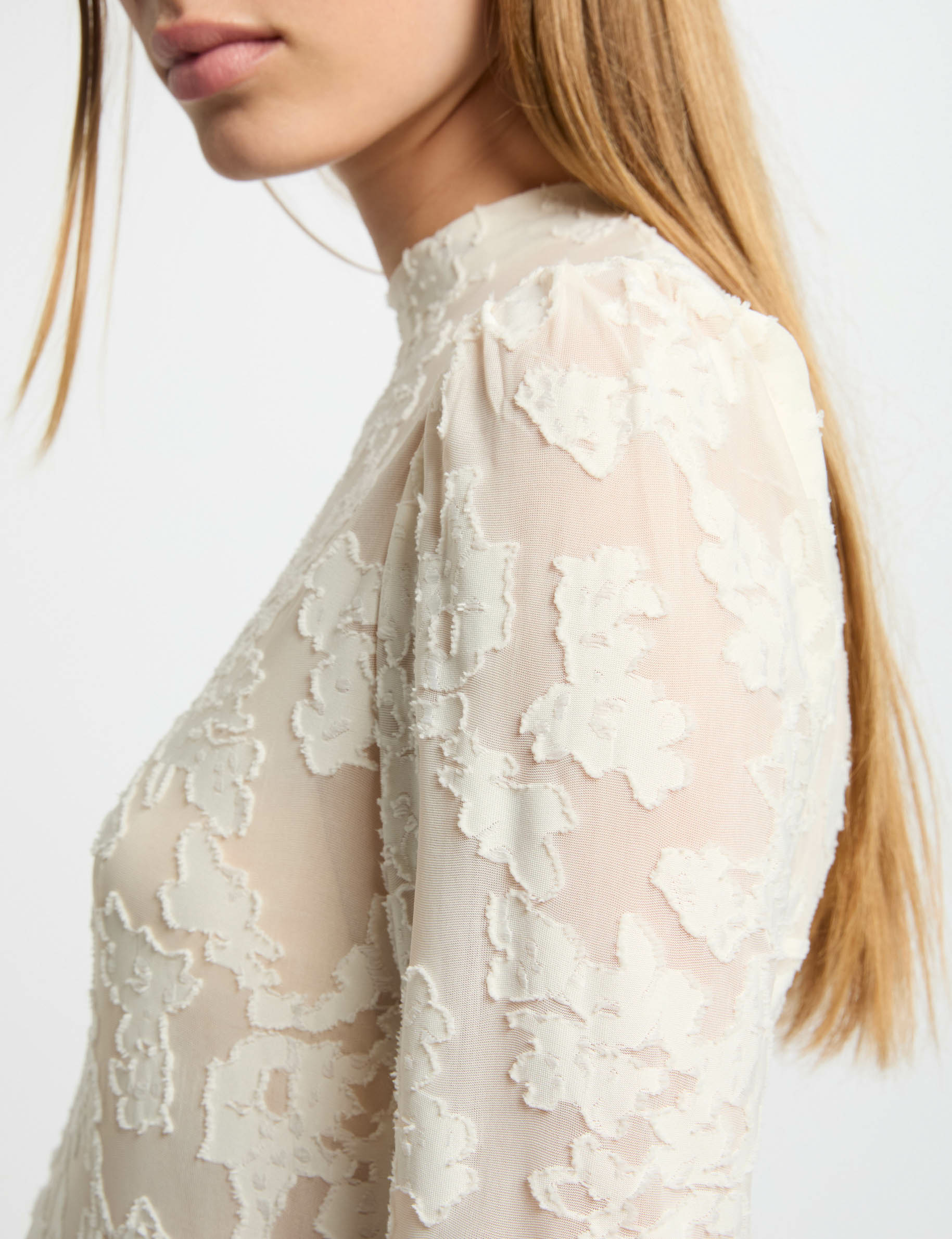 long sleeved t shirt ivory women Long-sleeved t-shirt ivory women