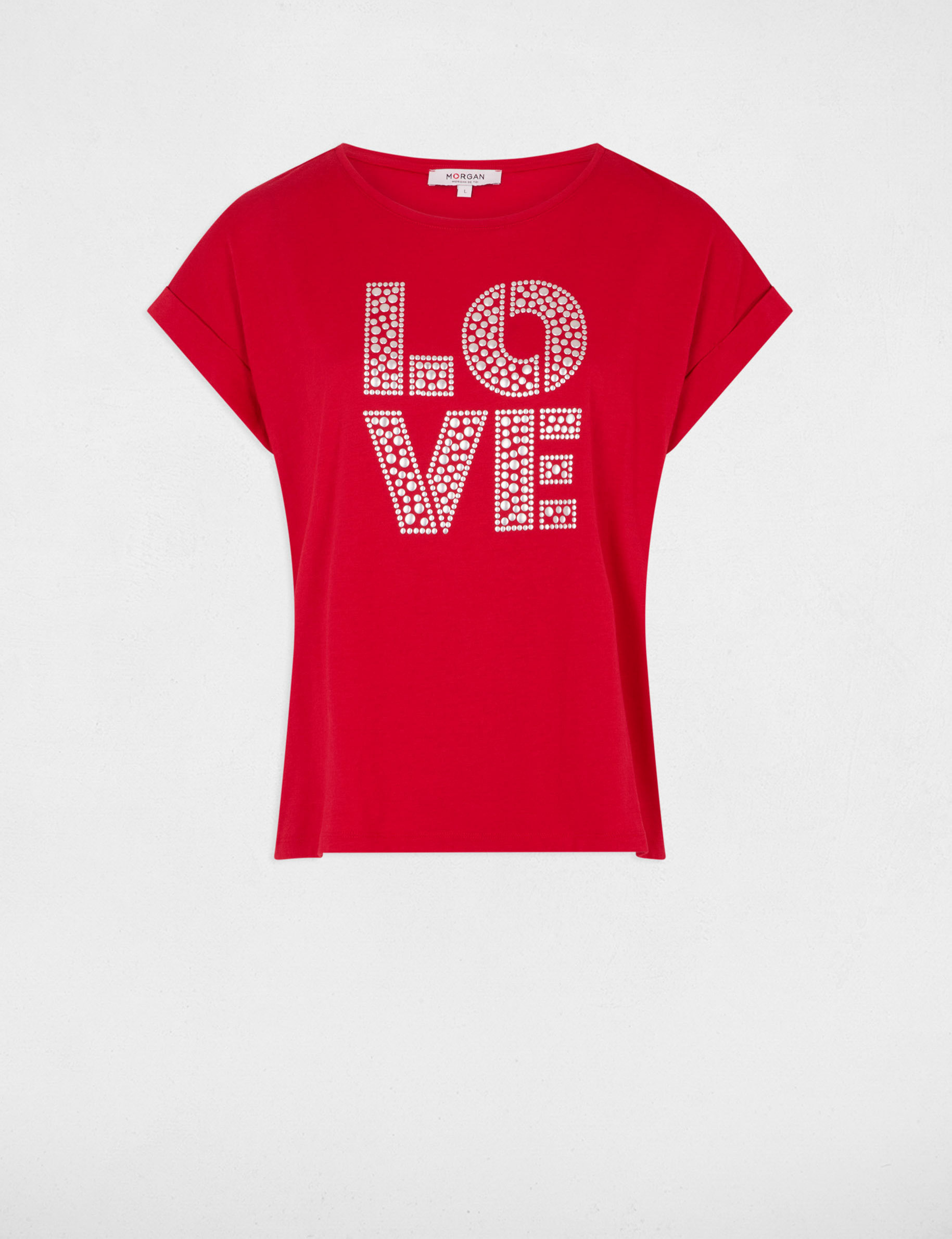 t shirt with message red women T-shirt with message red women
