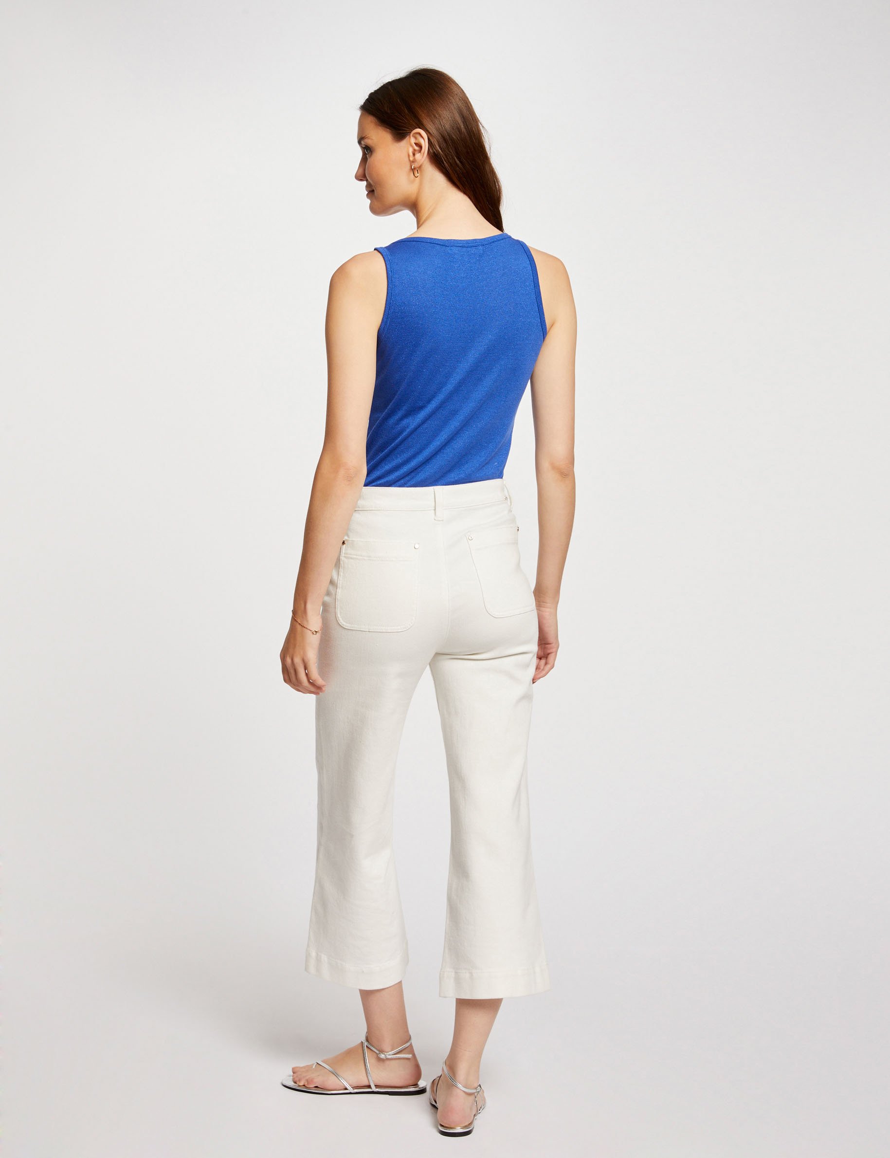 vest top with thin straps electric blue women Vest top with thin straps electric blue women