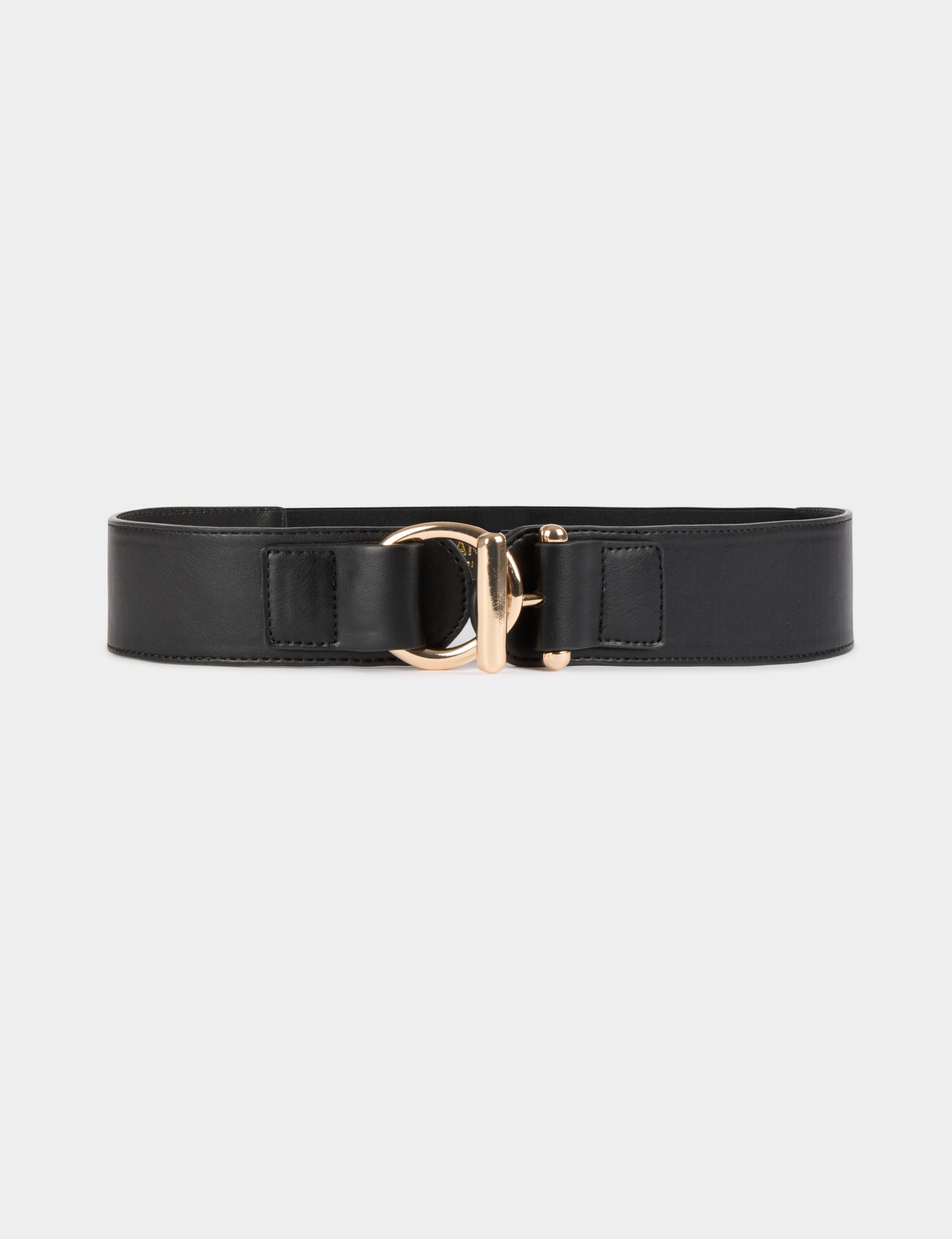 Ceinture élastiquée noir femme