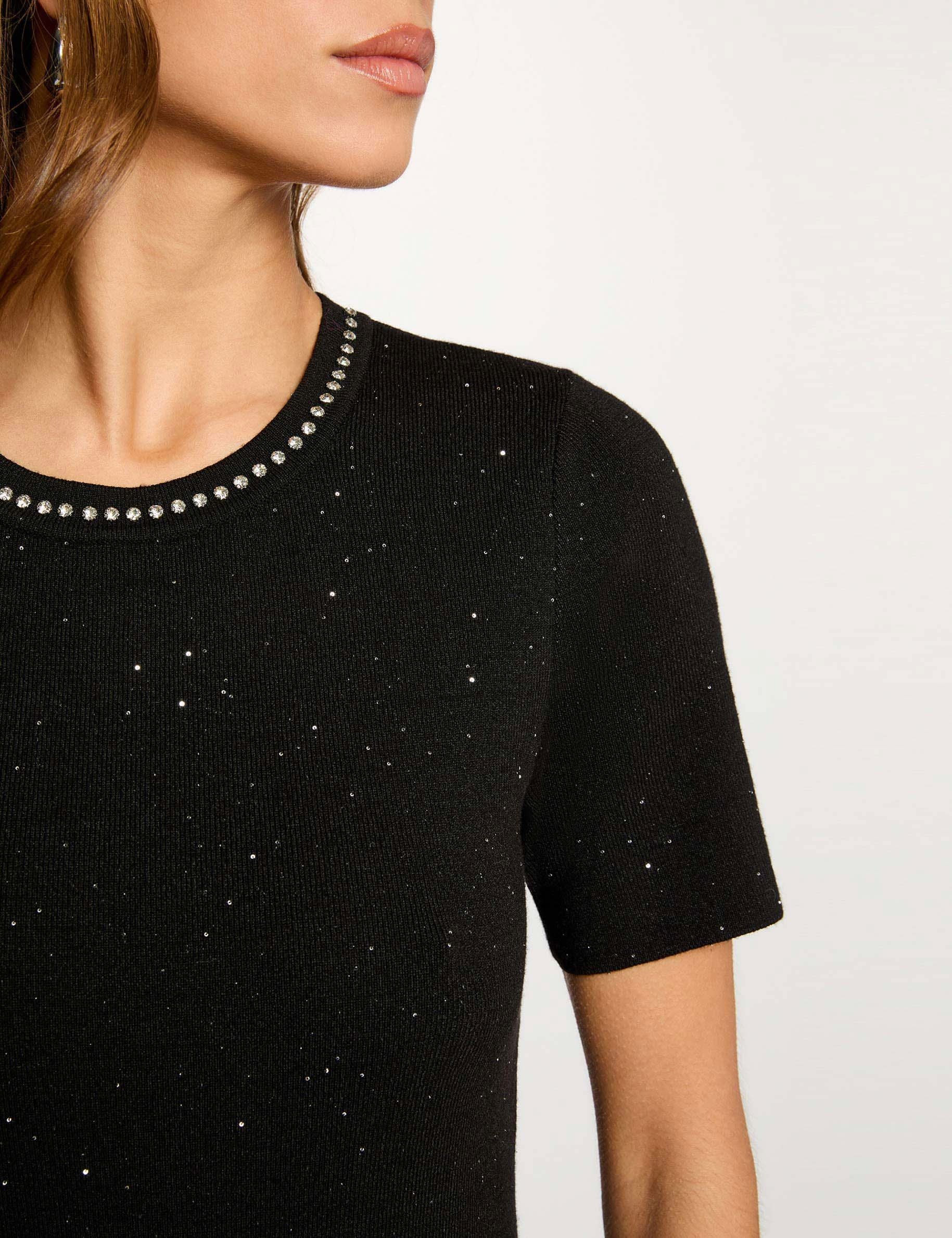 robe courte strass noir femme Robe courte strass noir femme