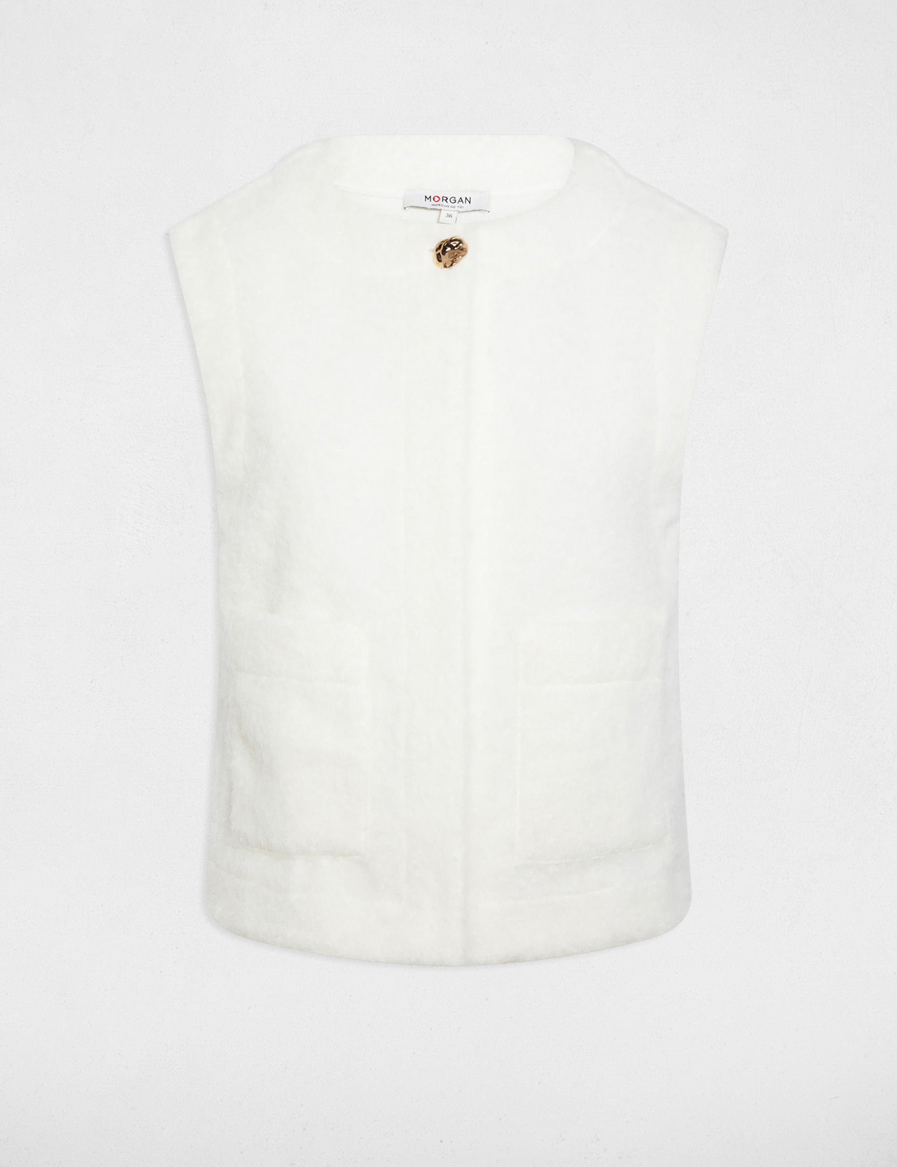 sleeveless jacket ivory women Sleeveless jacket ivory women